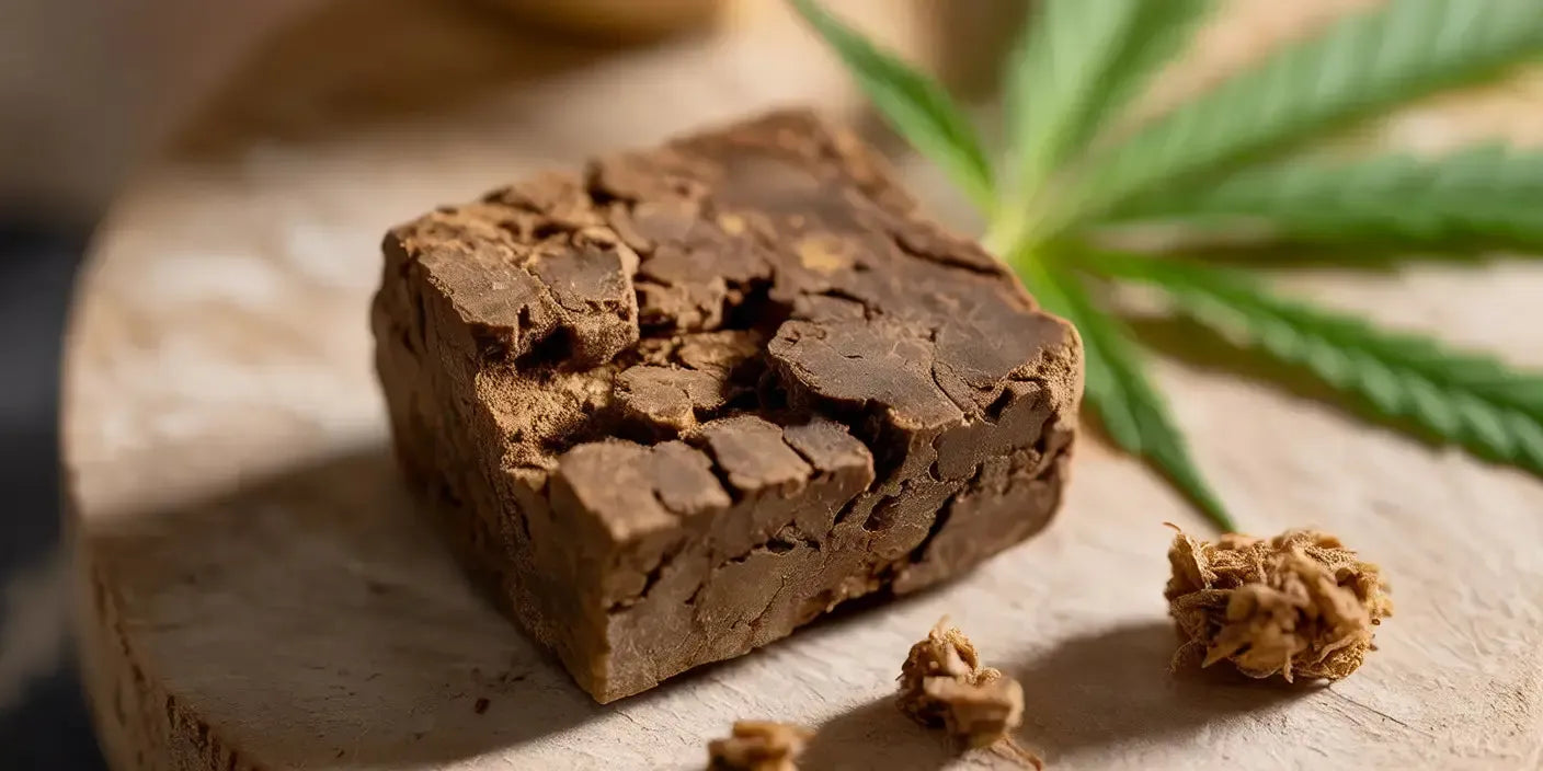 Egy közeli kép a CBD Hash-ról