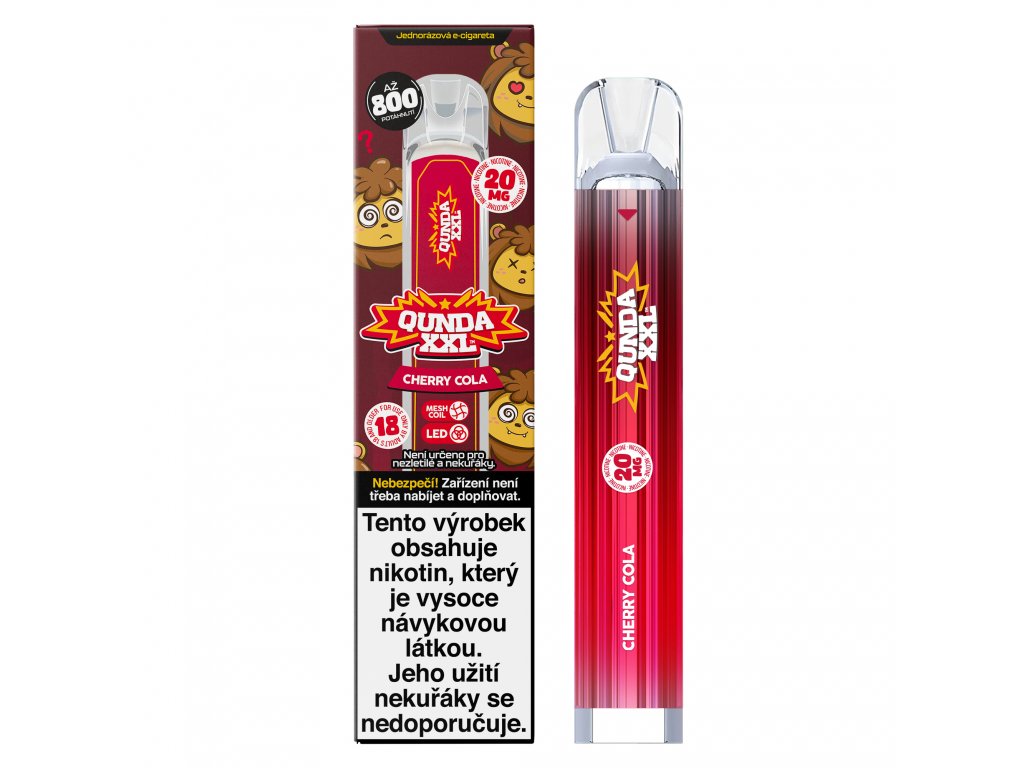 Nikotin Vape Qunda XXL Cherry Cola-Canapuff