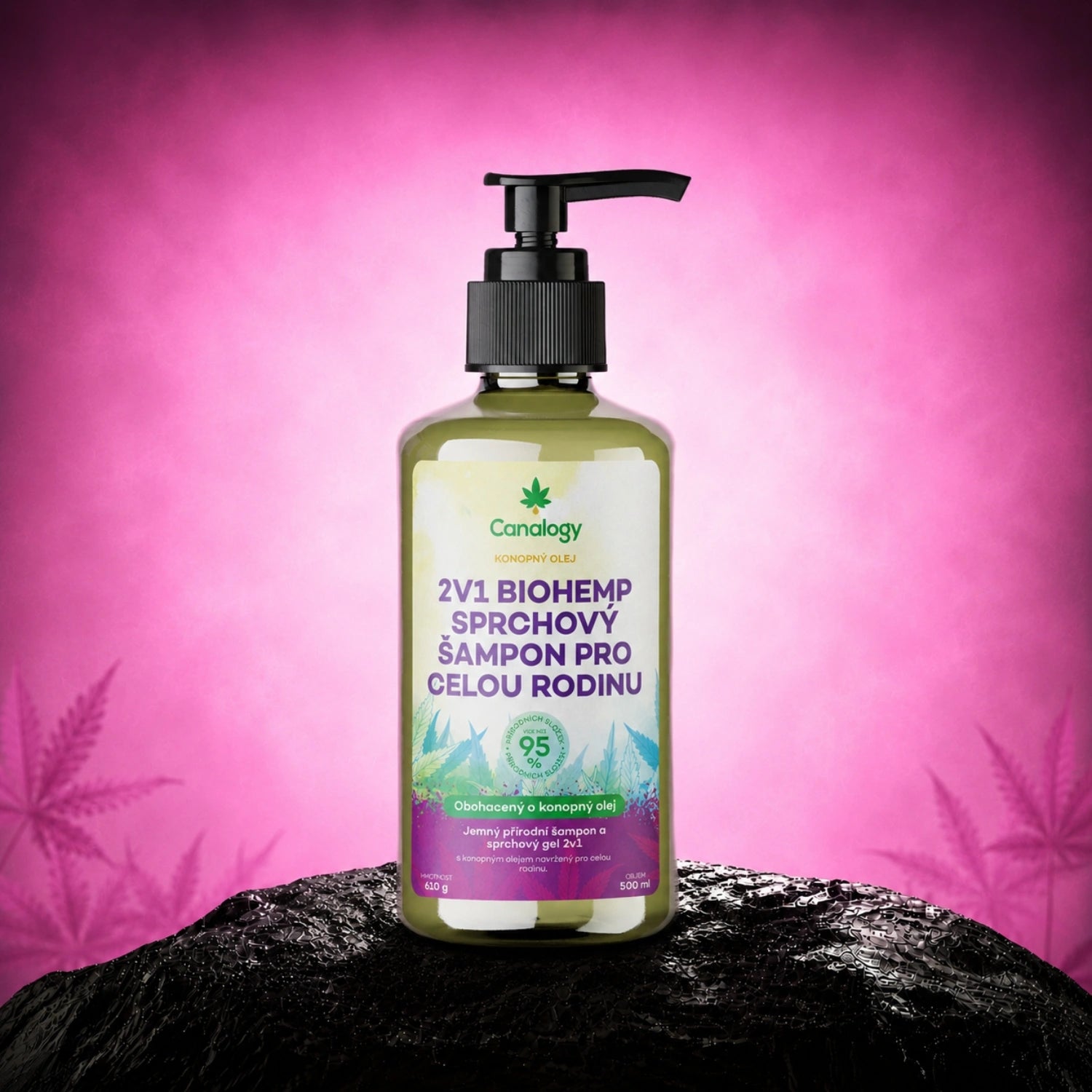 Canalogy 2in1 BioHemp tusfürdő és sampon az egész családnak
