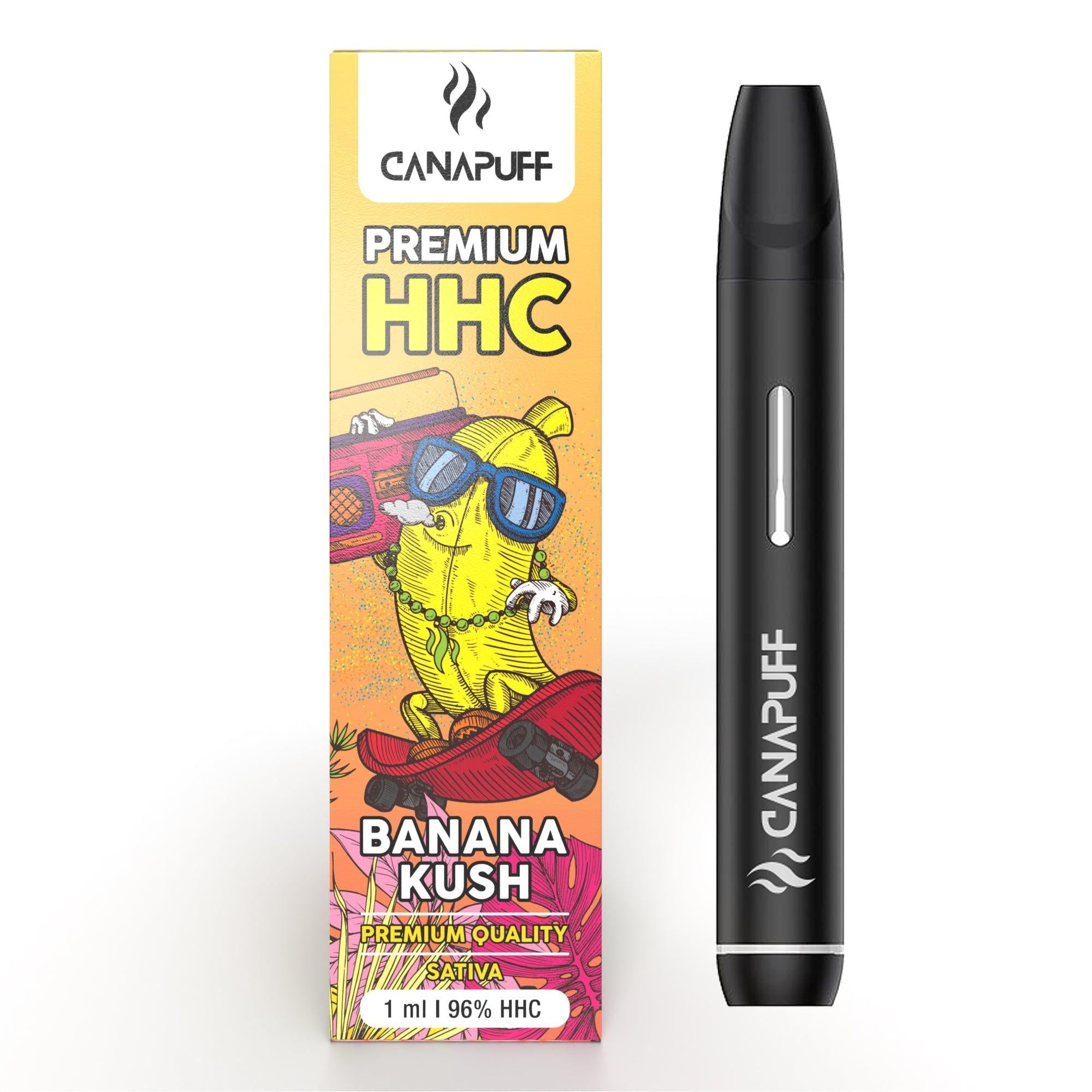 banana kush 96 hhc Canapuff egyszeri használat 1ml