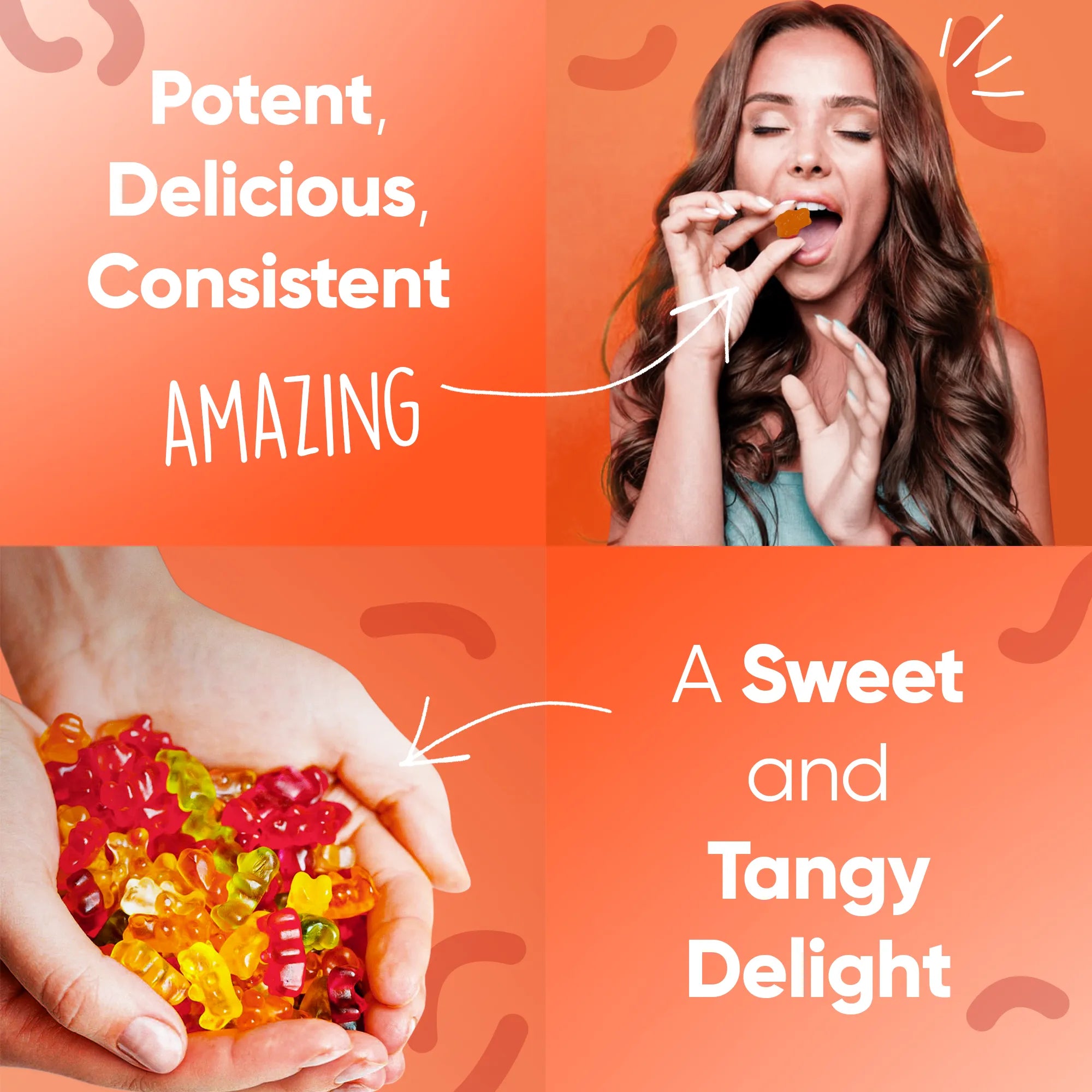 THC gumicukorkák Narancs-Canapuff