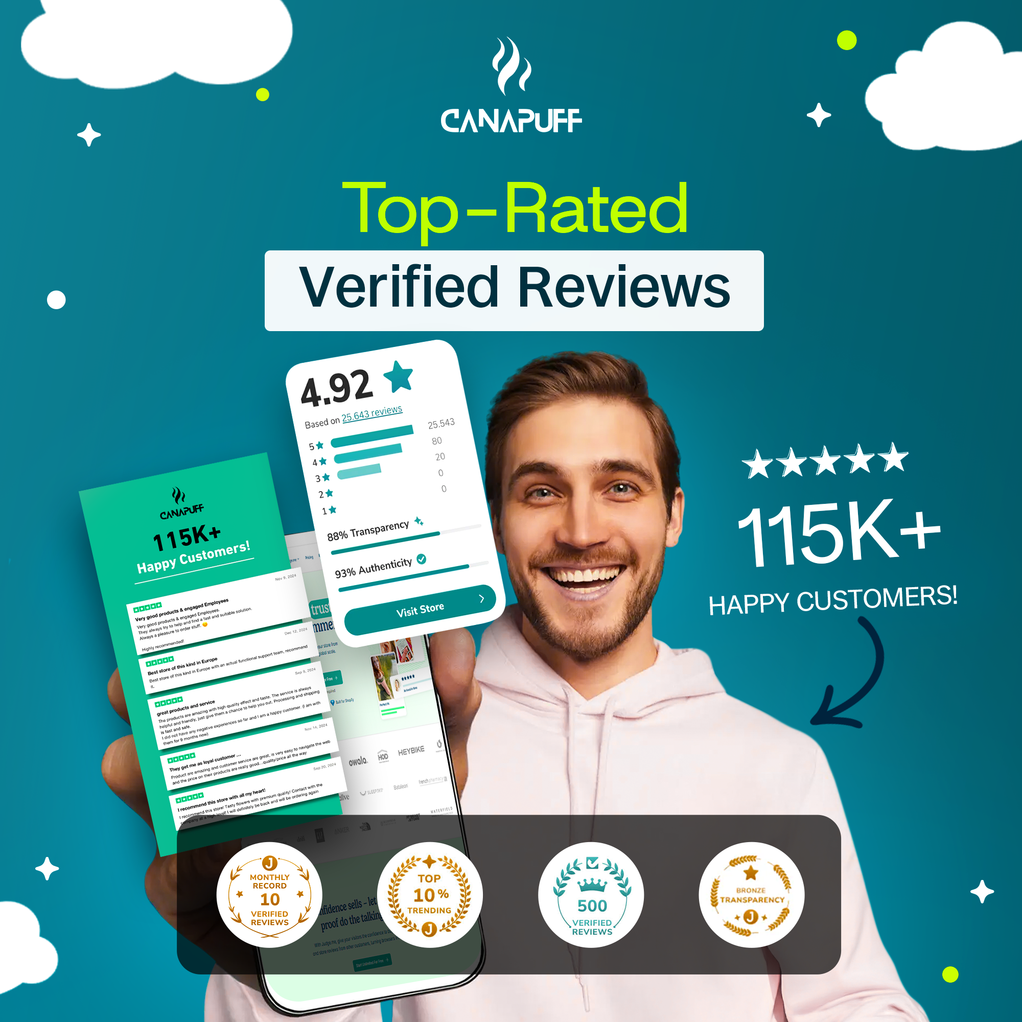 CBN+THC Gumicukorkák - Cherry-Canapuff