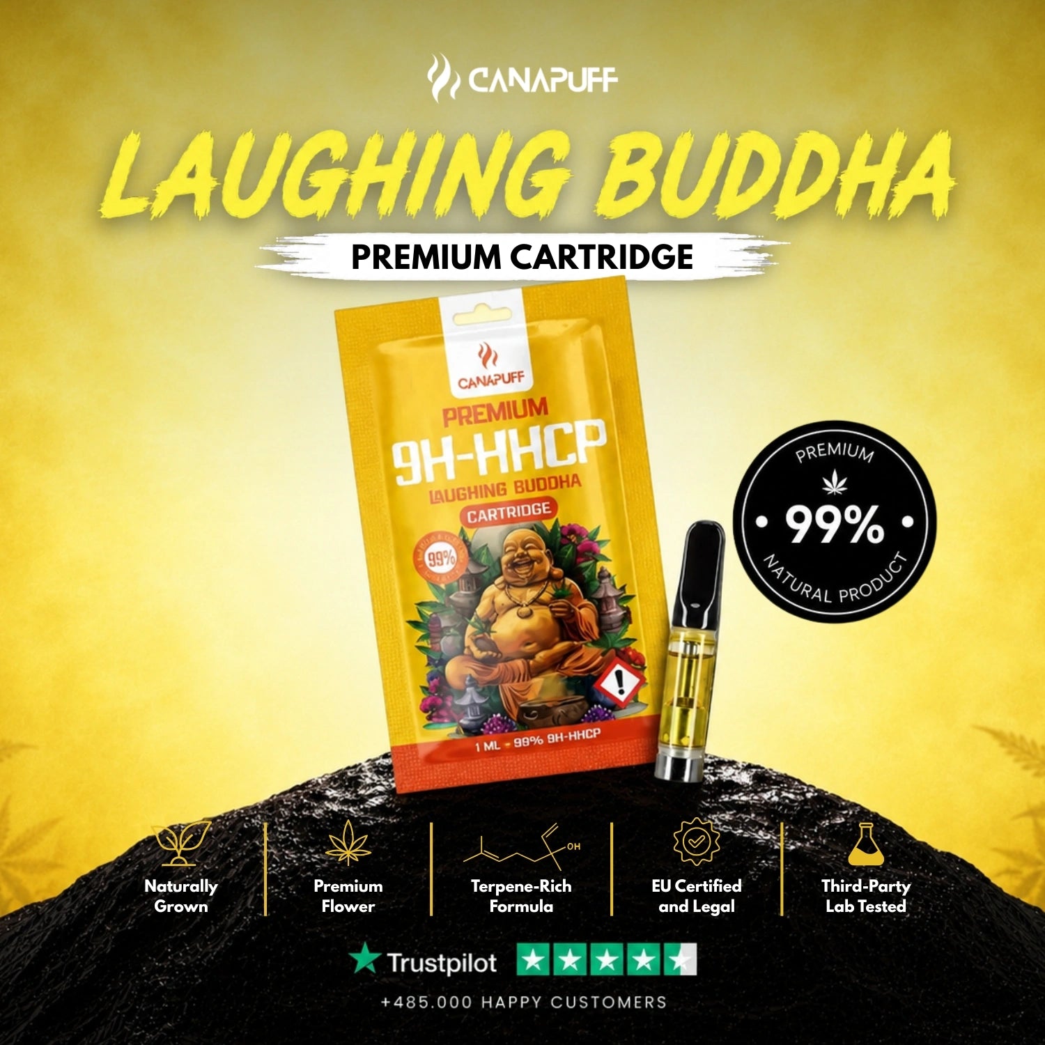 9h-HHCP Patrón Laughing Buddha 99%