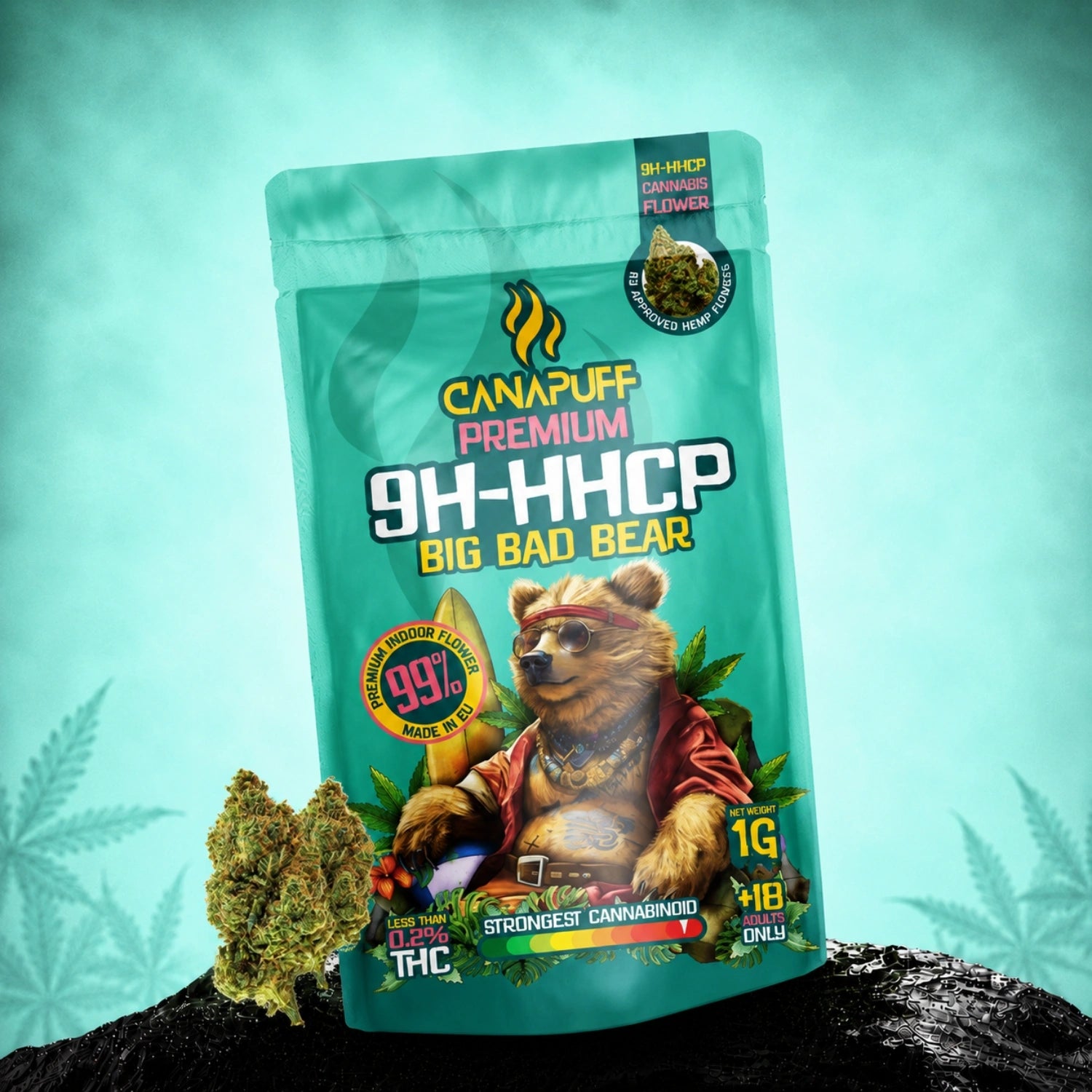 9h-HHCP Virágzat Big Bad Bear 99%