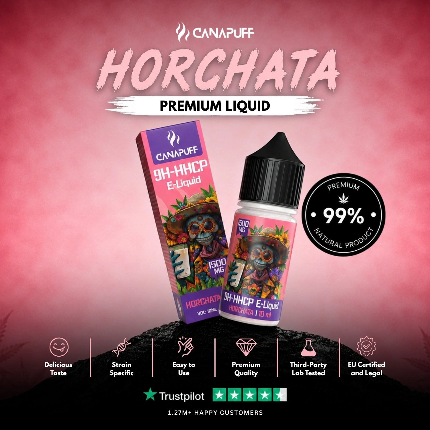 9H-HHCP Liquid Horchata 1.500mg