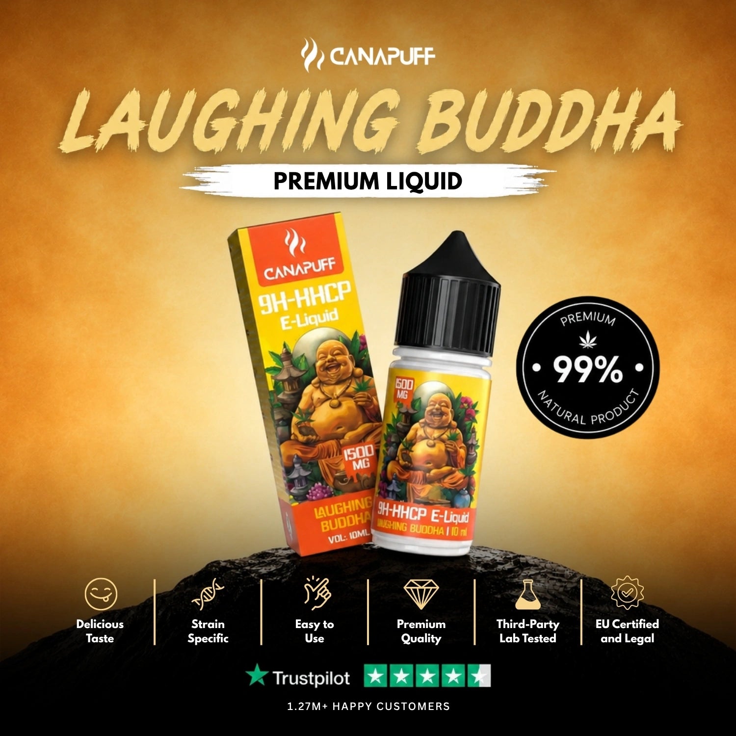 9H-HHCP Liquid Laughing Buddha 1.500mg