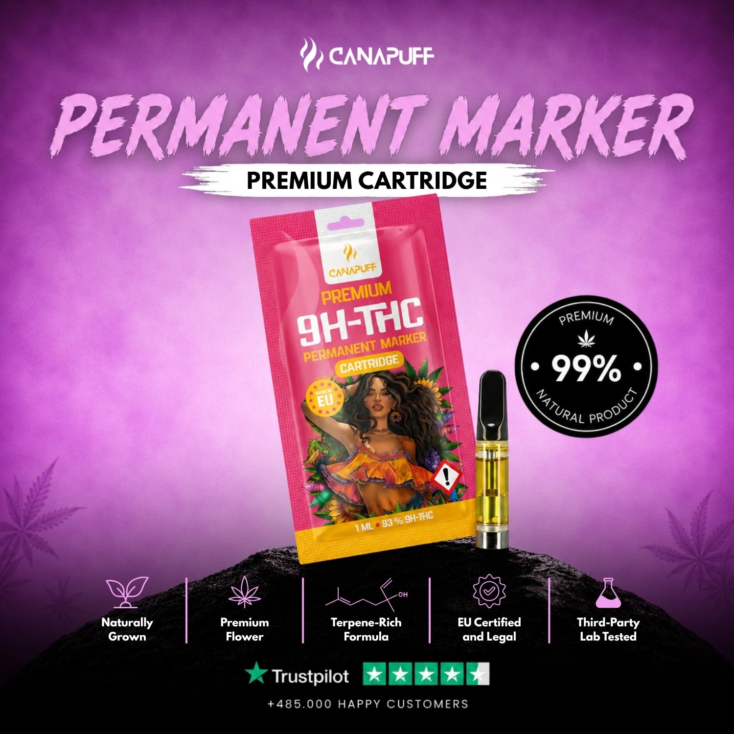 9H-THC Patrón Permanent Marker 95%