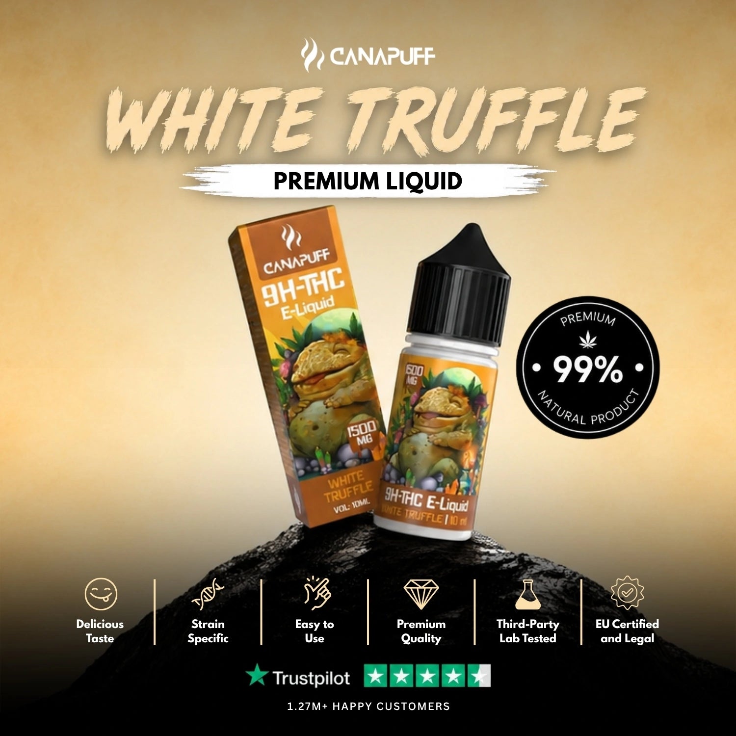 9H-THC Liquid White Truffle 1.500mg