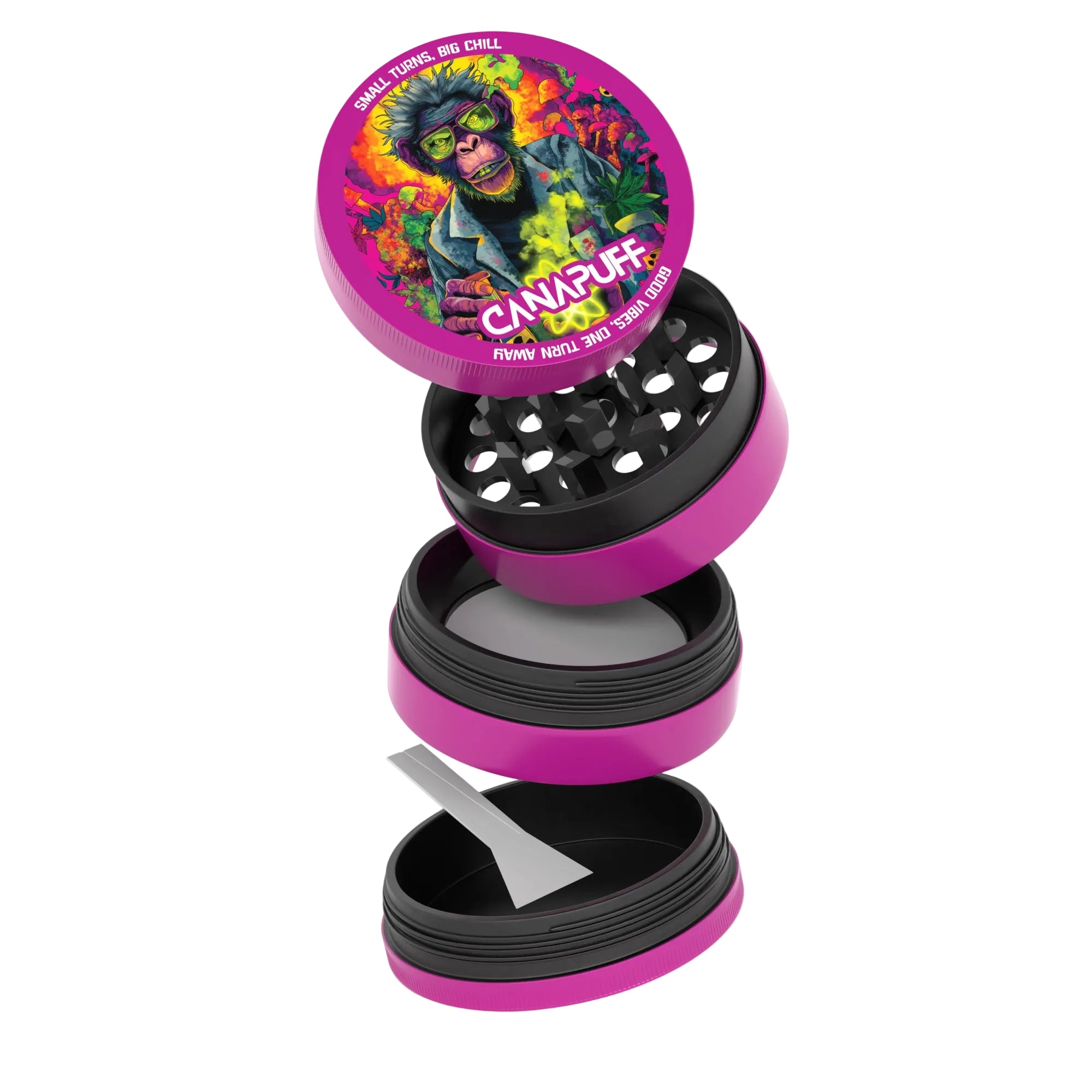 Fém Grinder Atomic Monkey