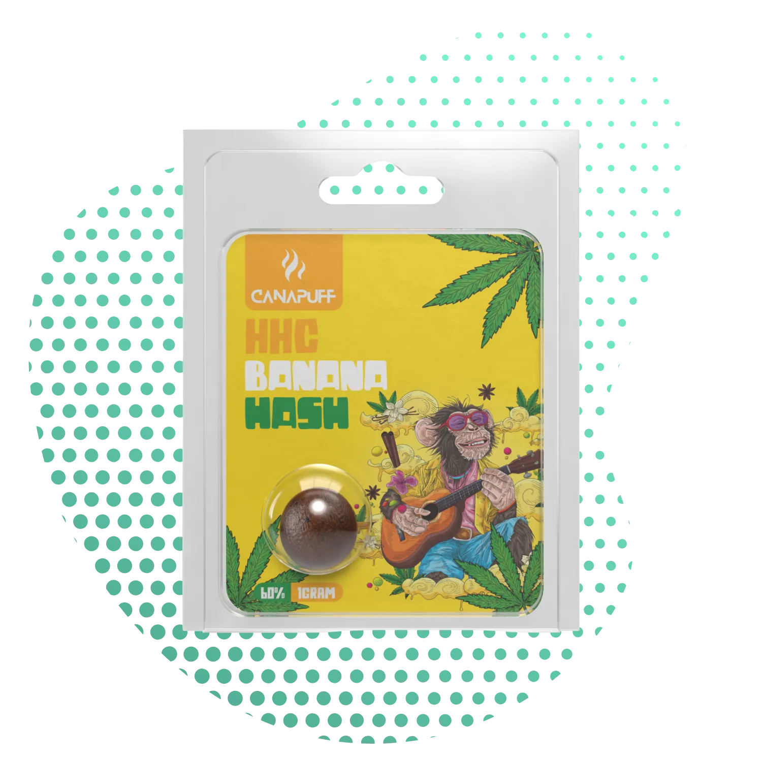 Banán - HHC Hash 60%-Canapuff