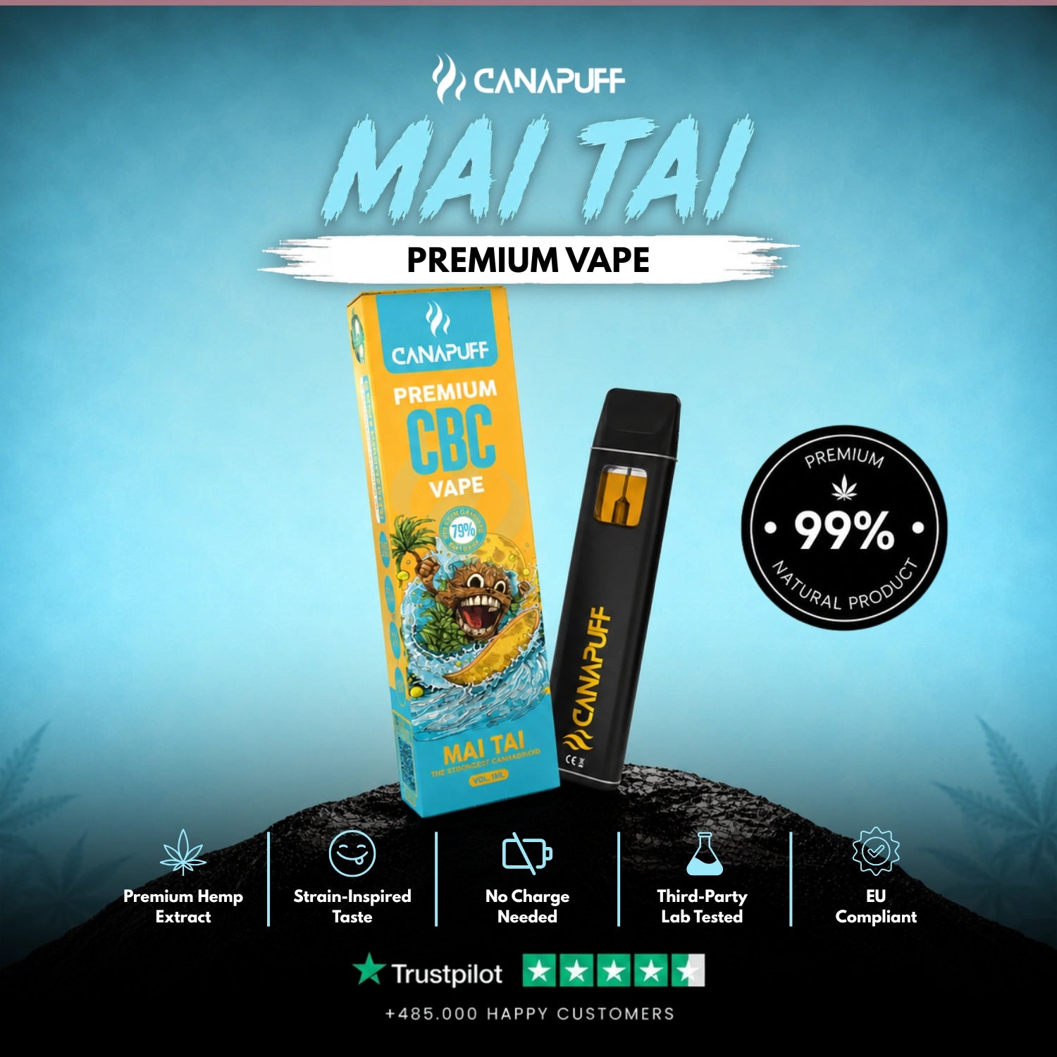 CBC Vape Mai Tai 79% 1 ml