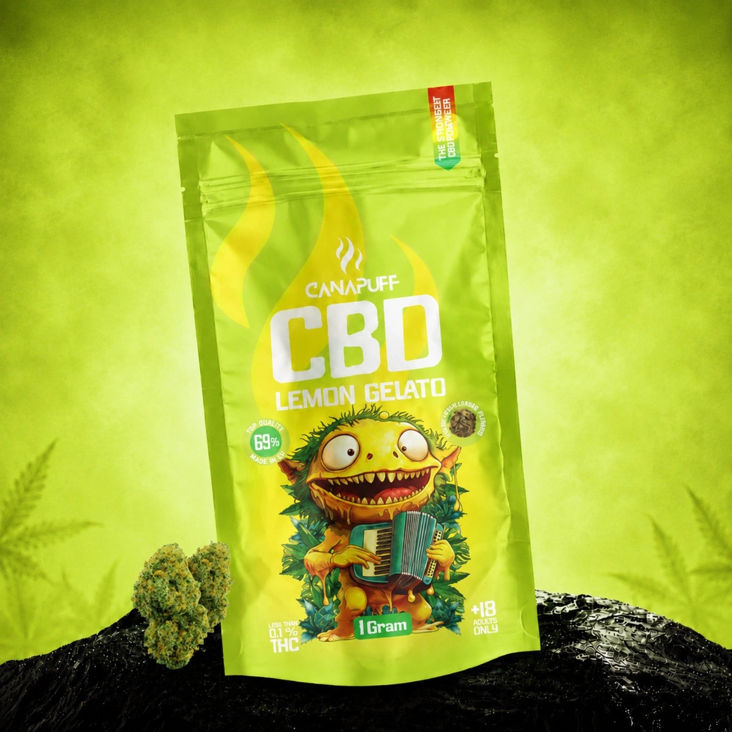 CBD Virágzat Lemon Gelato 69%