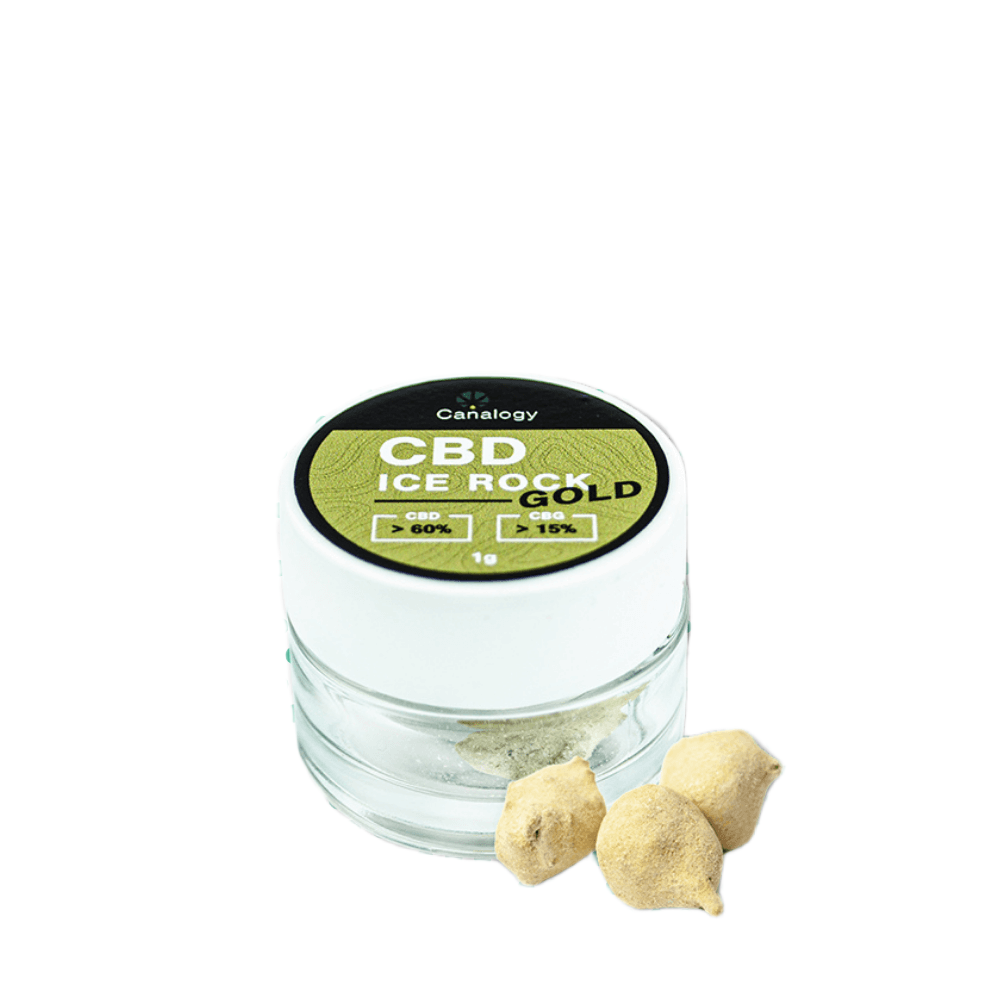 CBD IceRock arany 60% CBD, 15% CBG