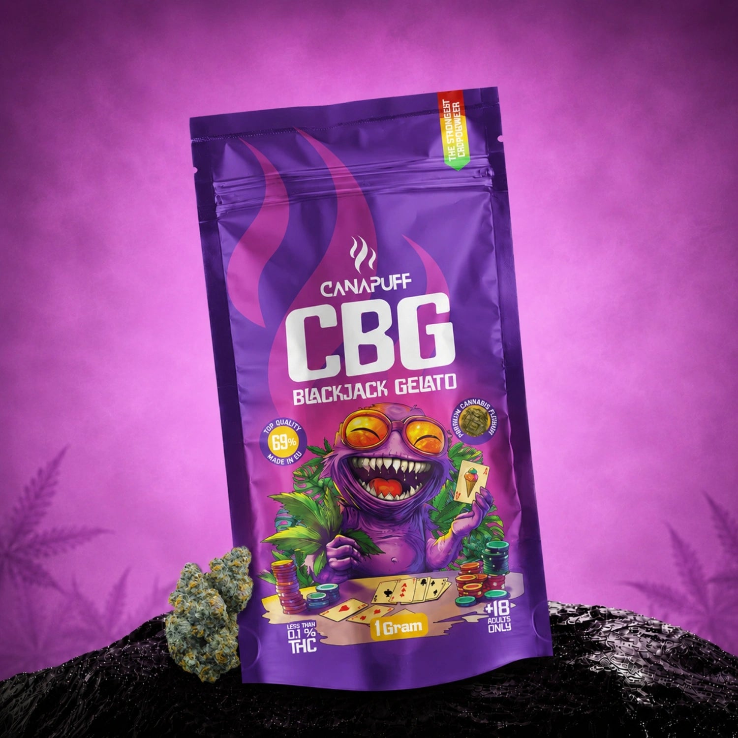 CBG Virágzat Blackjack Gelato 69%
