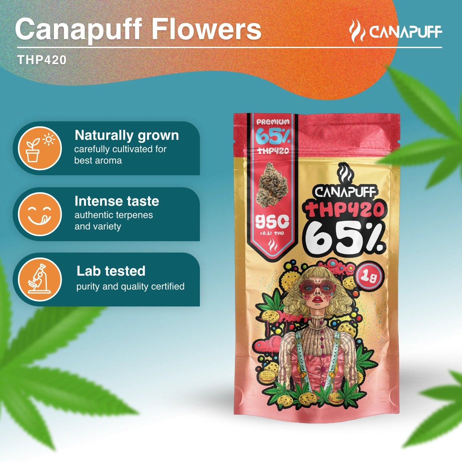GSC 65% - THP420 Virágzat - Canapuff