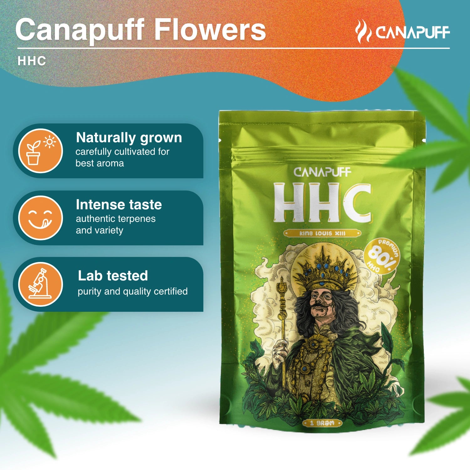 King Louis XIII 80% - HHC Virágzat - CanaPuff