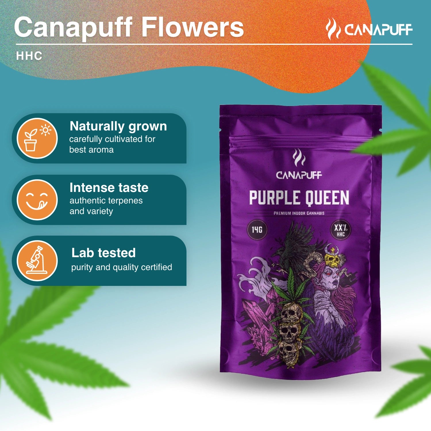 Purple Queen 40% - HHC Virágzat - CanaPuff