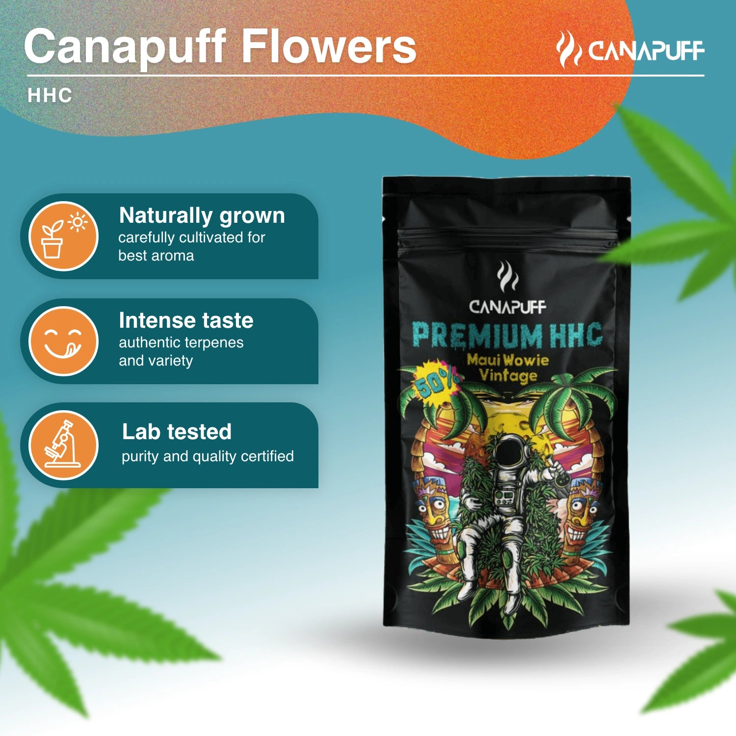 Maui Wowie Vintage 50% - Prémium HHC Virágzat - Canapuff