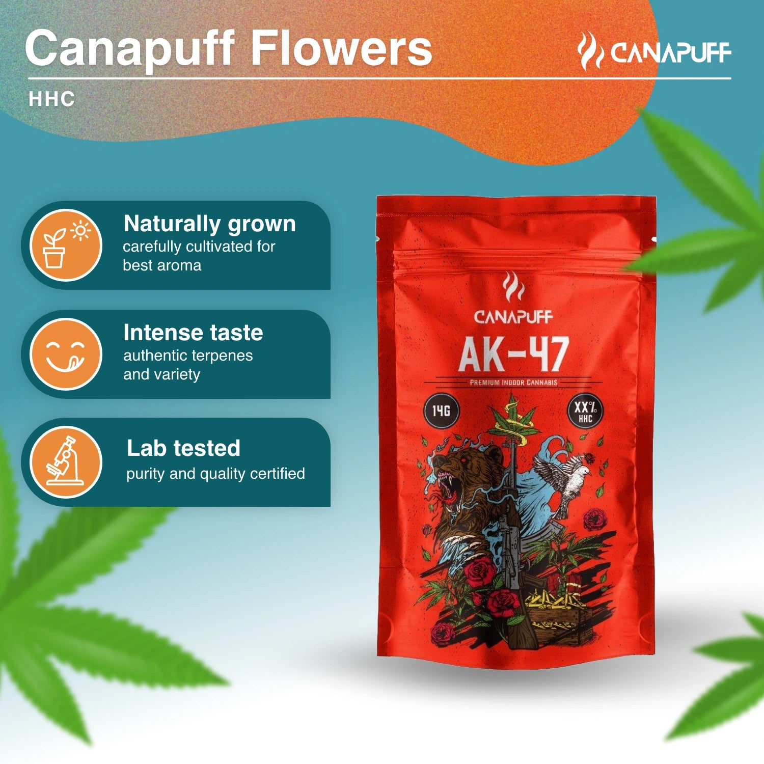 AK 47 20% - HHC Virágzat - CanaPuff