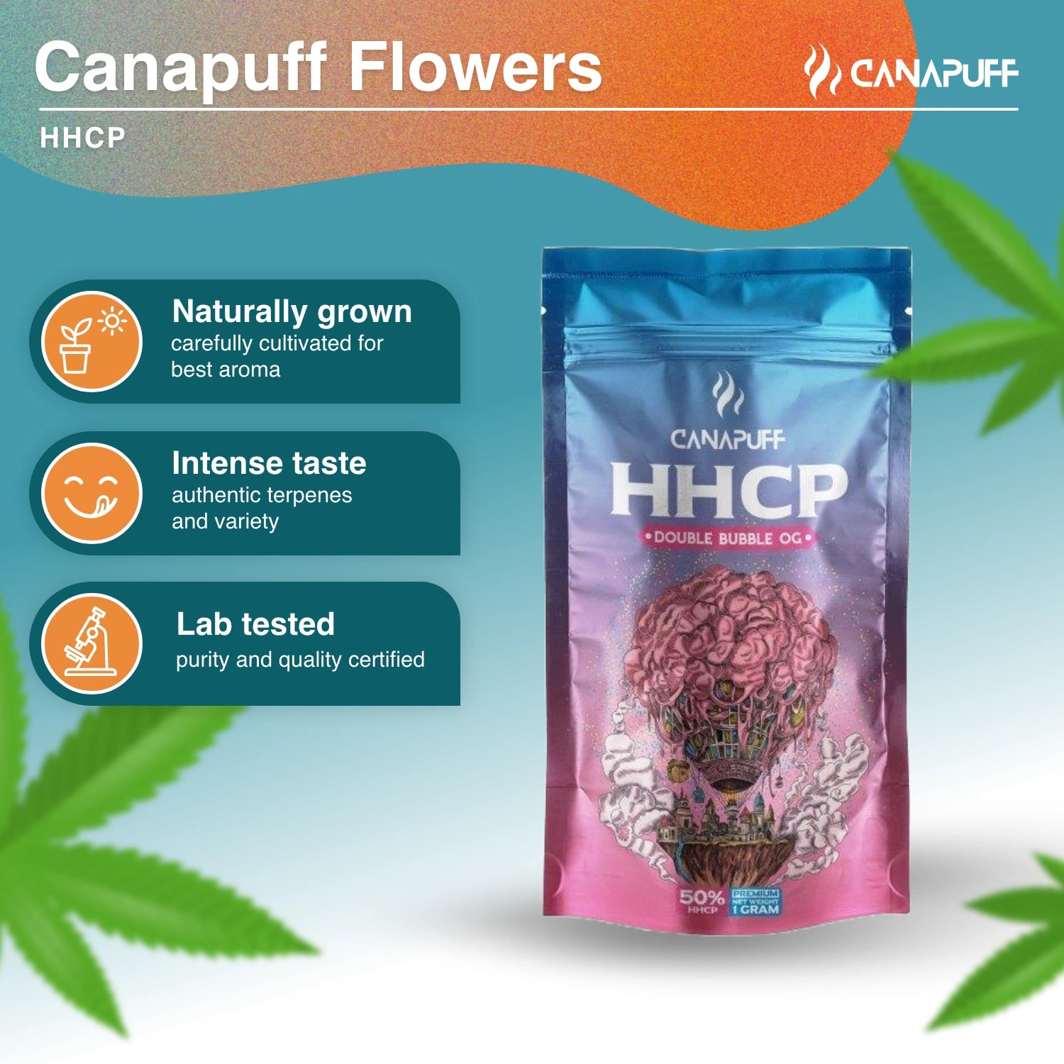 DOUBLE BUBBLE OG 50% - HHC-P Virágzat - CanaPuff