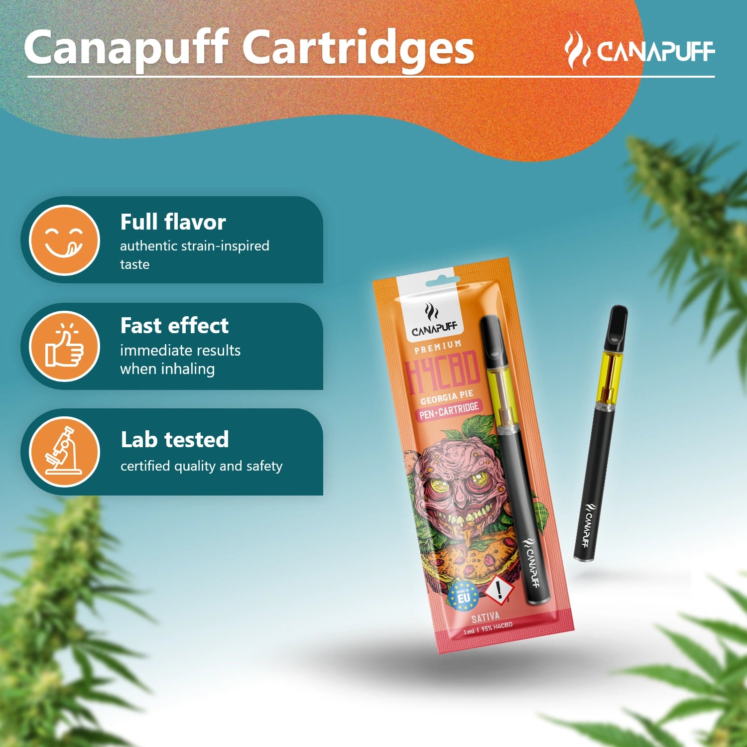 H4CBD Pen+Patrón Georgia Pie 95%