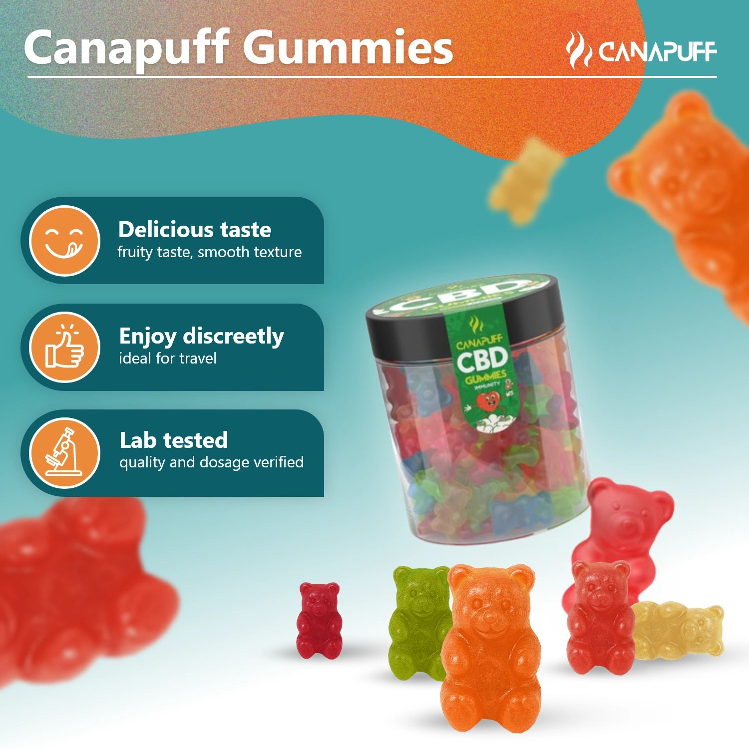 CBD Gumicukorkák Immunitás