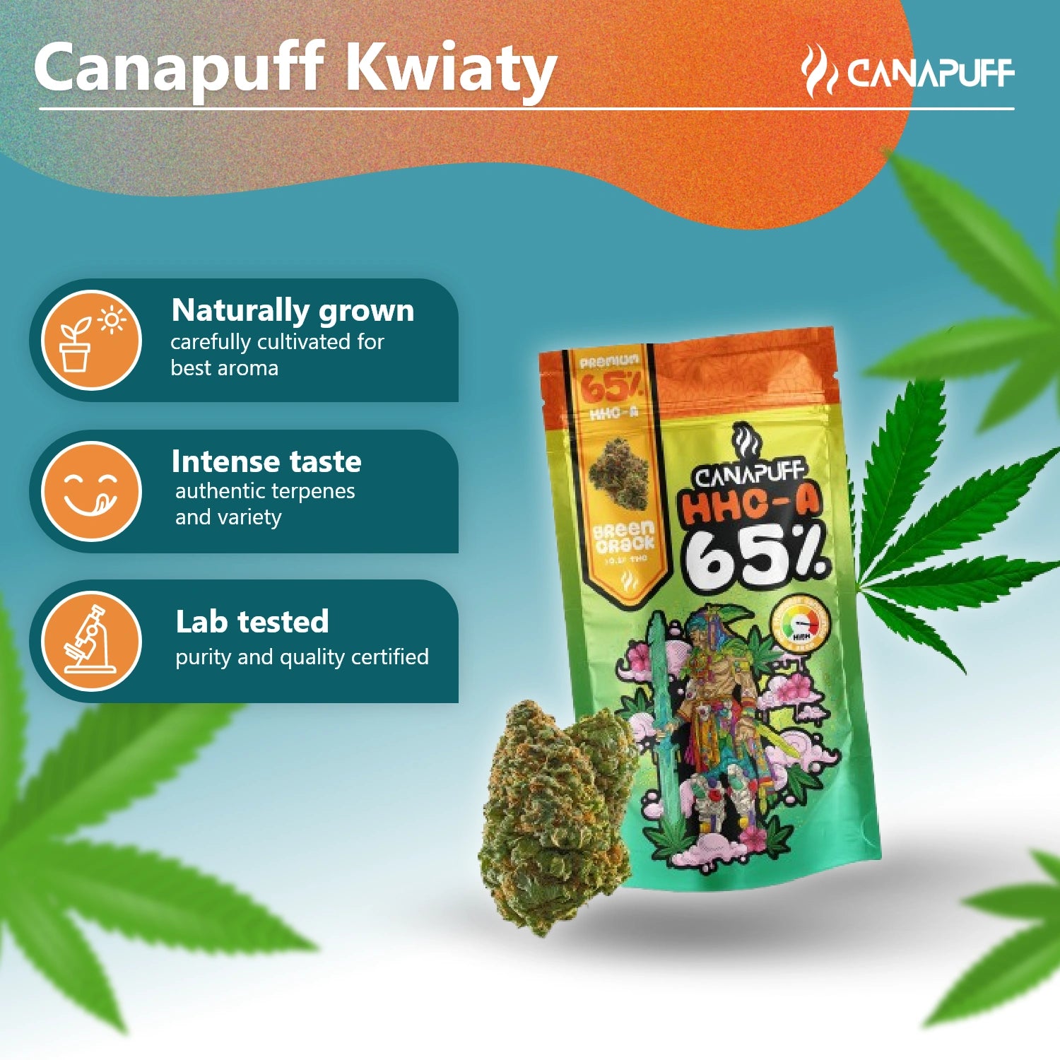 HHC-A Virágzat Green Crack 65%