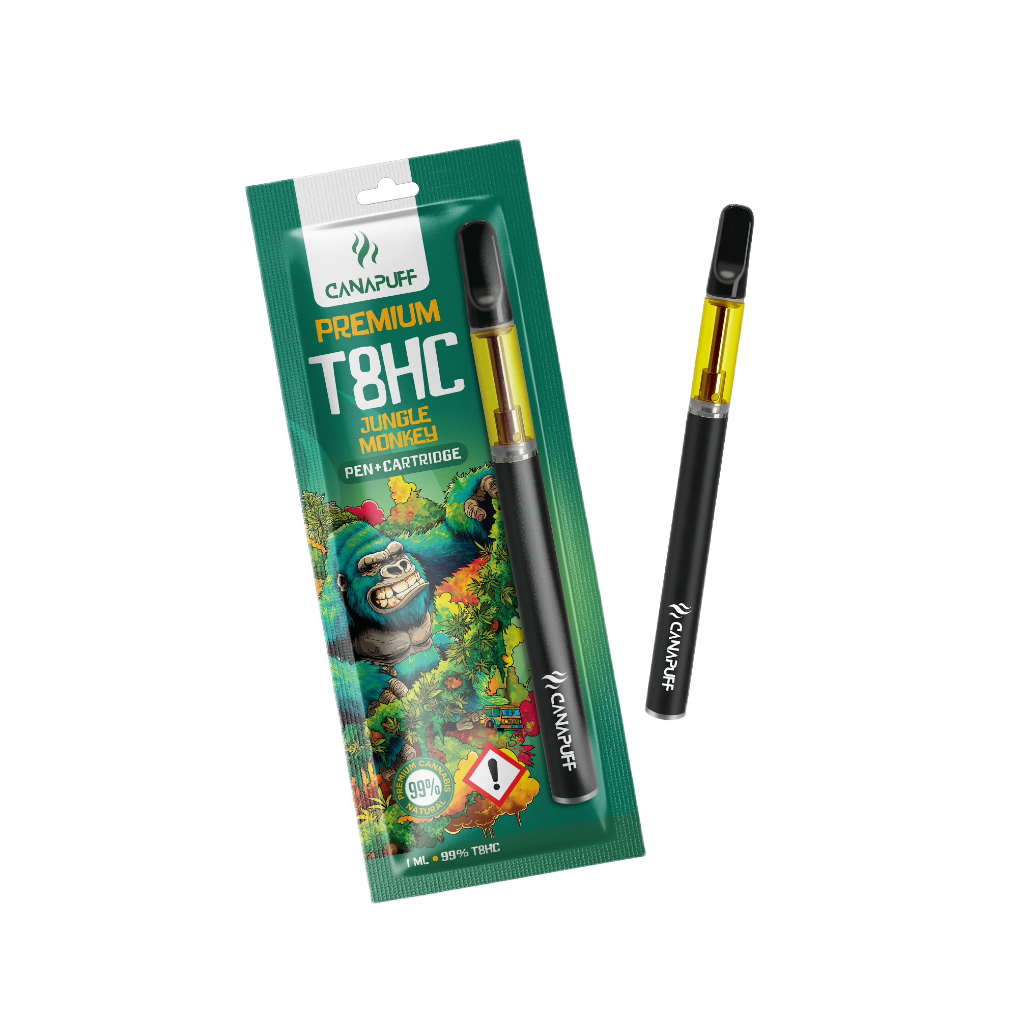 T8HC Pen+Cartridge Jungle Monkey 99%