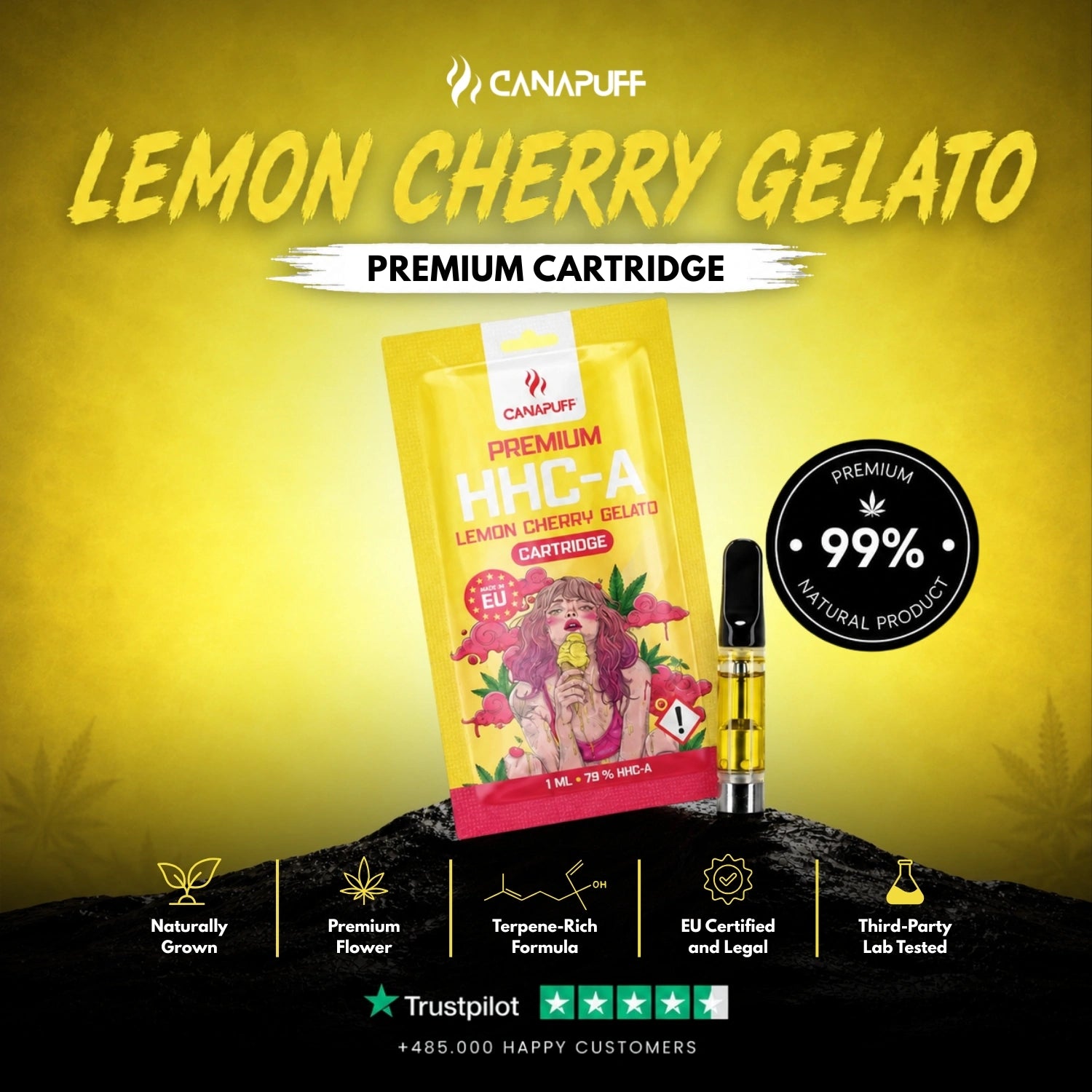HHC-A Patrón Lemon Cherry Gelato 79%