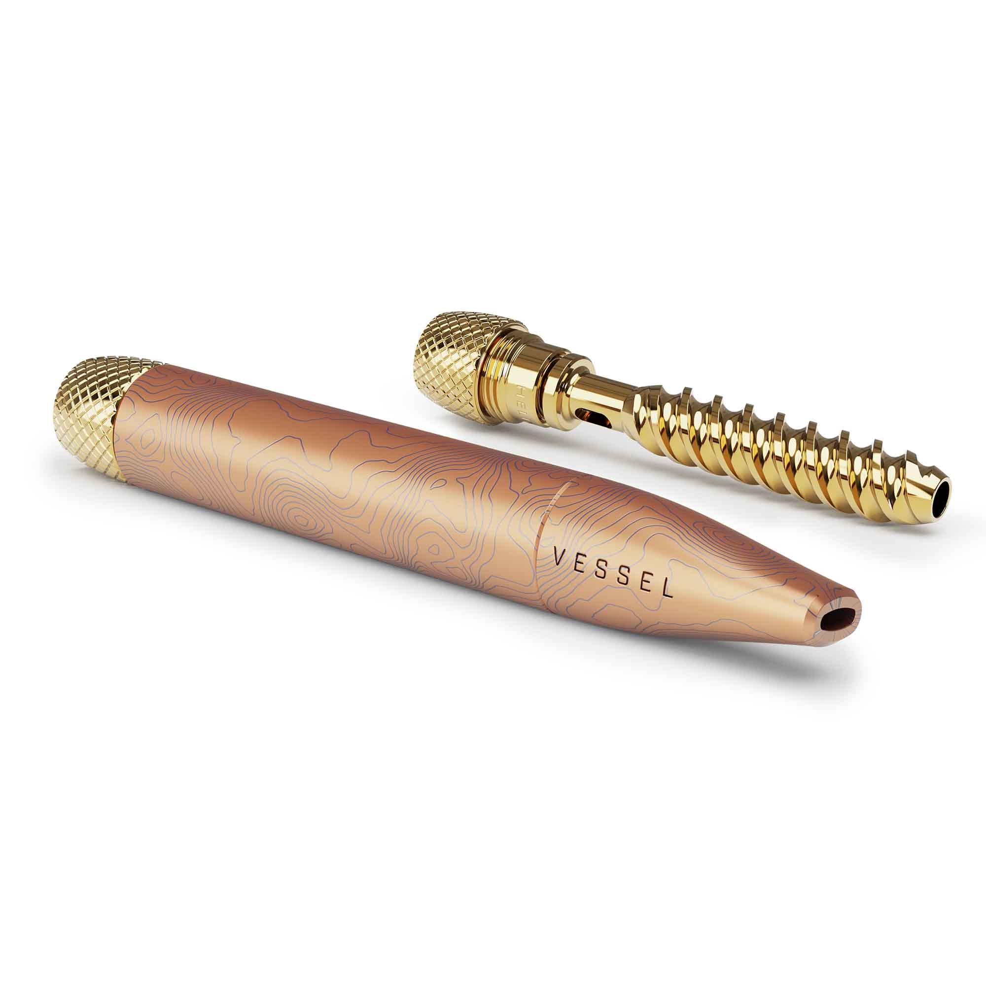 Rose gold színű Vessel Pen arany szájrésszel