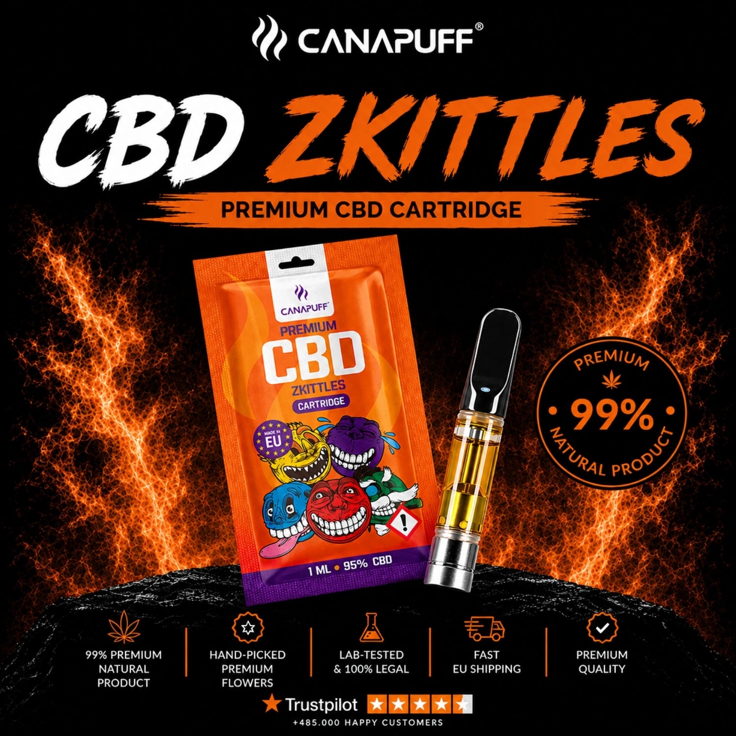 CBD Patrón Zkittles 95%