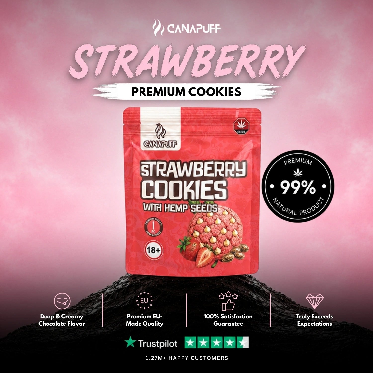 Strawberry Cookies kendermaggal