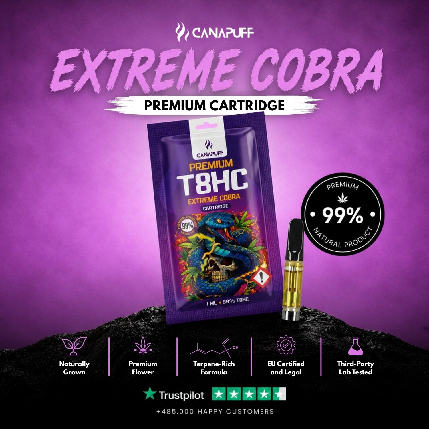 T8HC patron Extreme Cobra 99%
