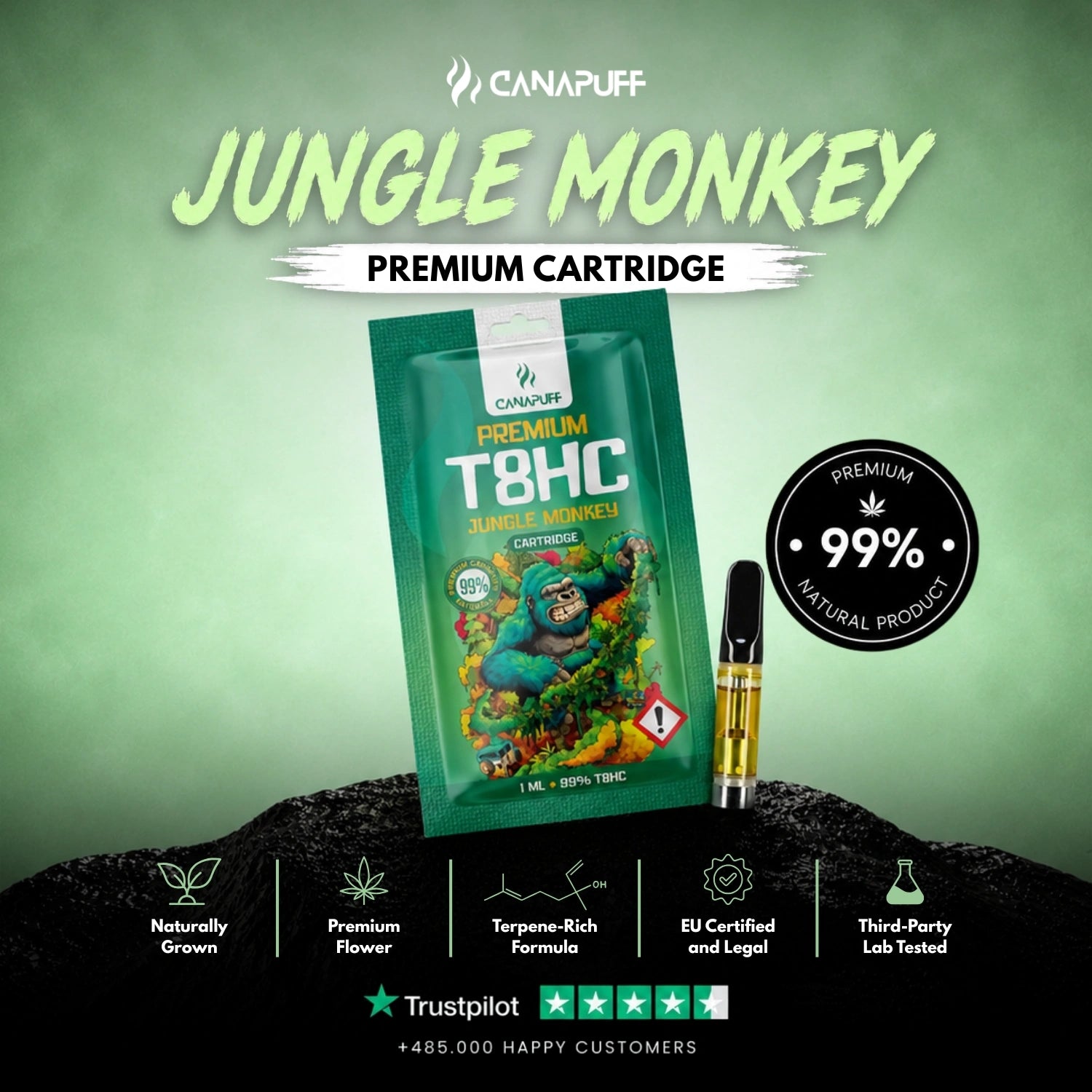 T8HC patron Jungle Monkey 99%
