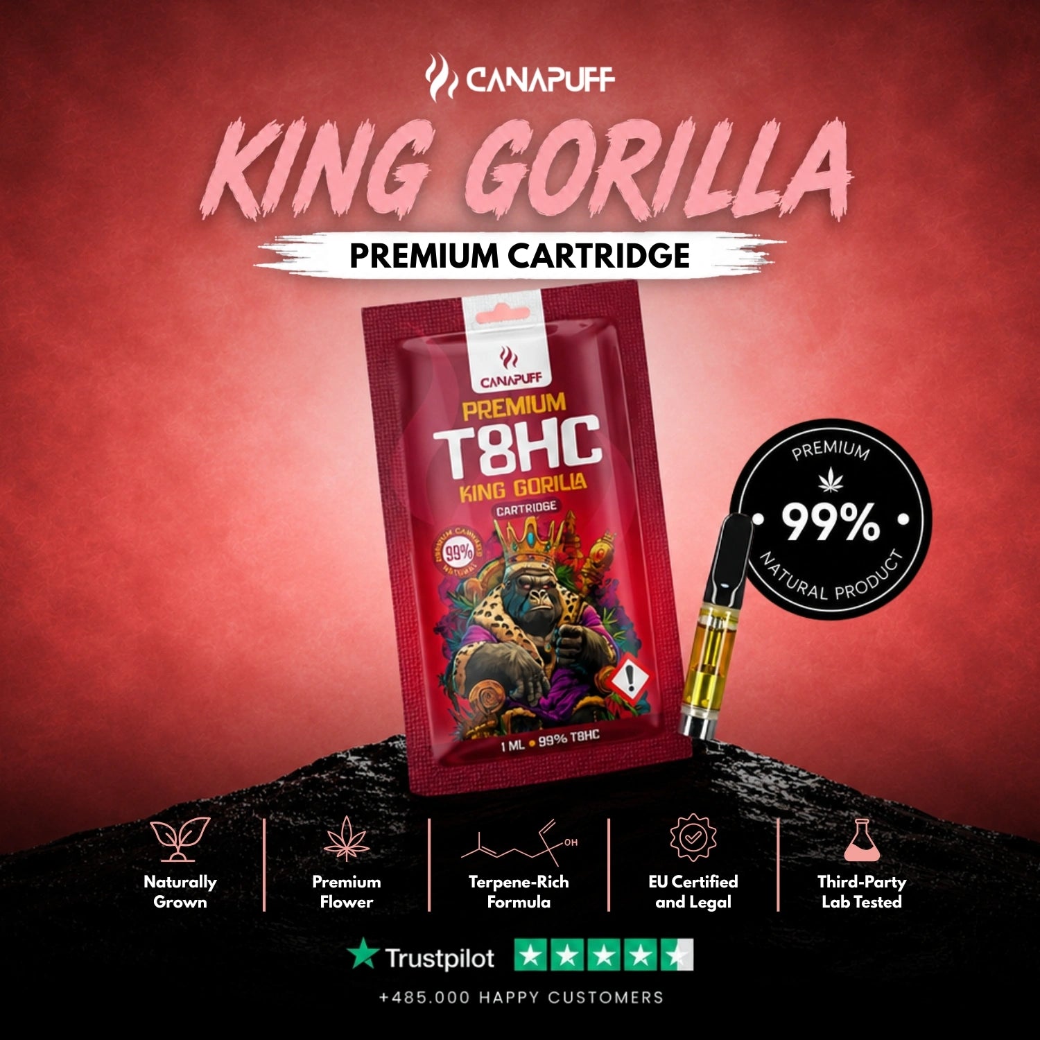 T8HC patron King Gorilla 99%
