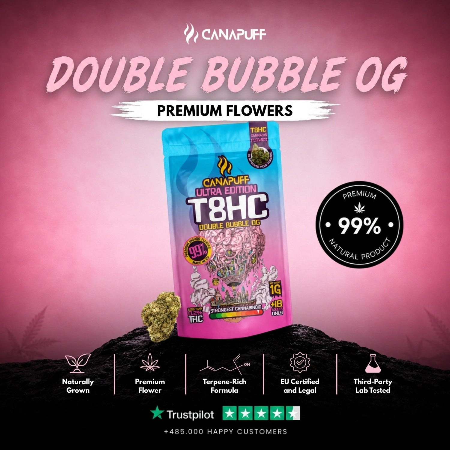 T8HC Virágzat Double Bubble Ultra Edition 99%