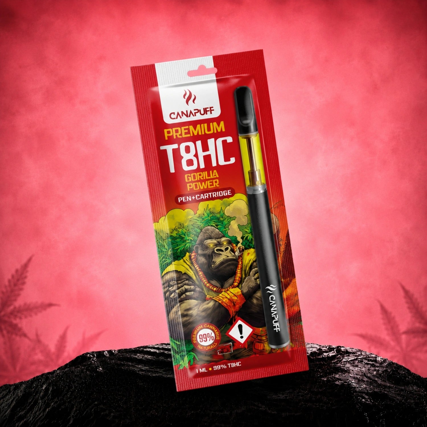 T8HC Pen+Patrón Gorilla Power 99%
