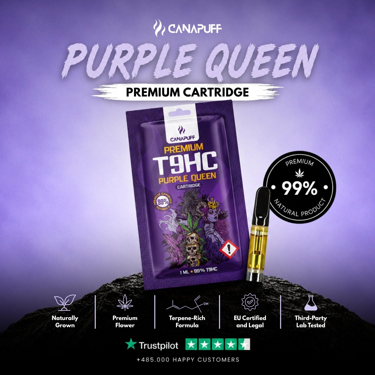 T9HC patron Purple Queen 99%