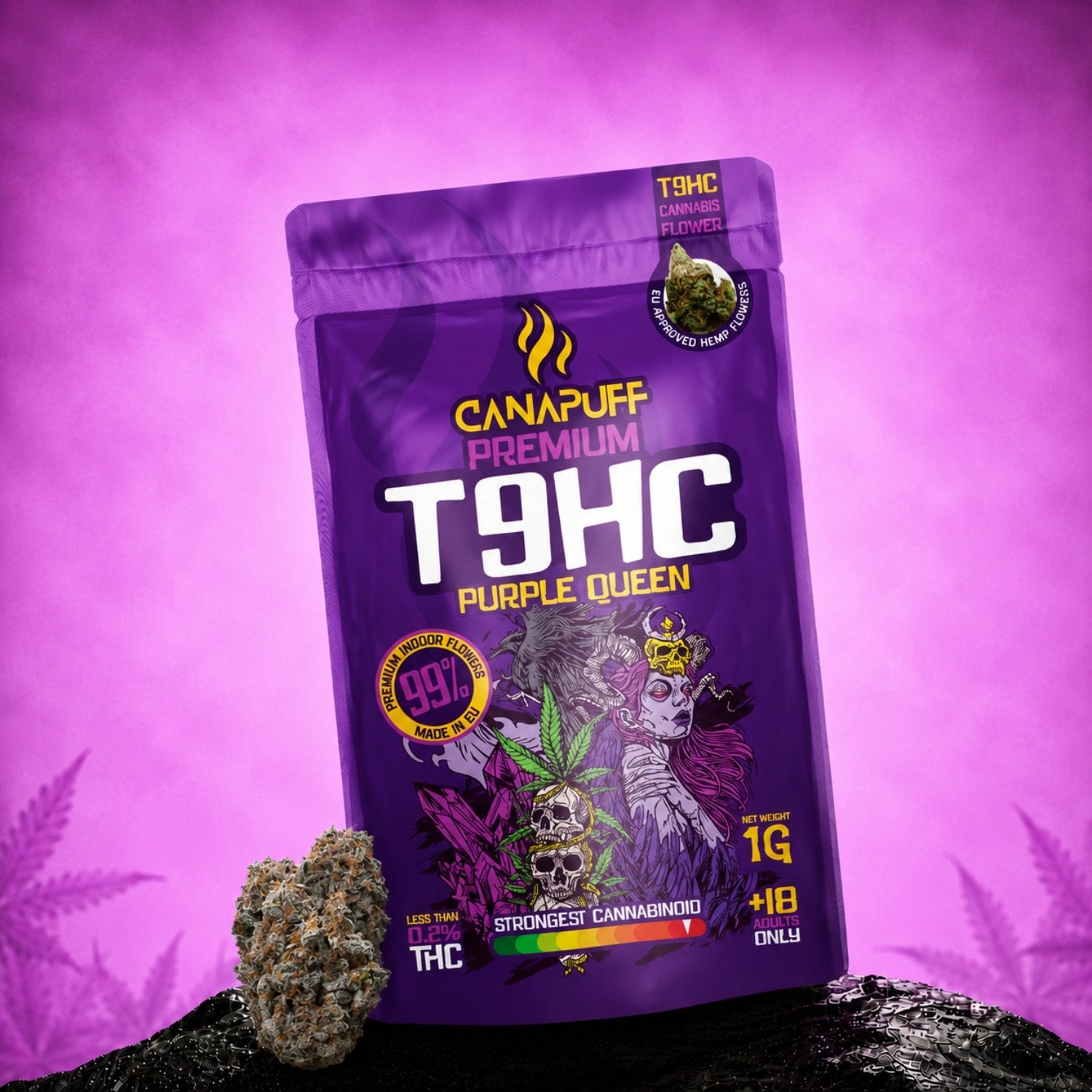 T9HC Virágzat Purple Queen 99%