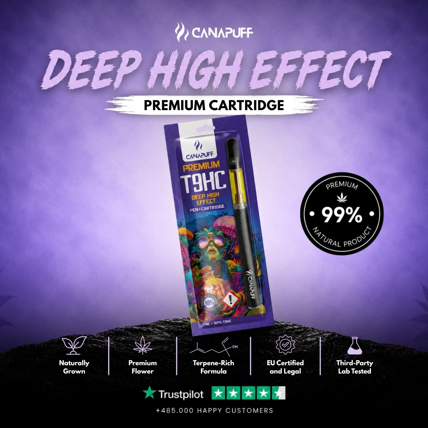 T9HC Pen+Patrón Deep 99%