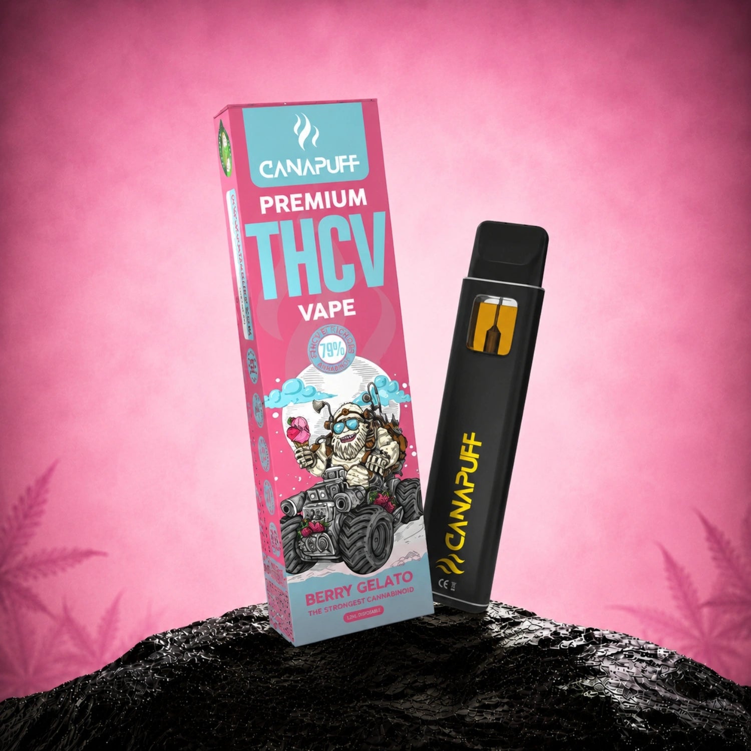 THCv Vape Berry Gelato 99% 2ml