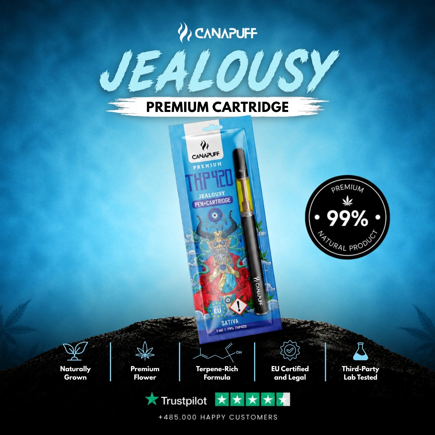 THP420 Pen+Patrón Jealousy 79%