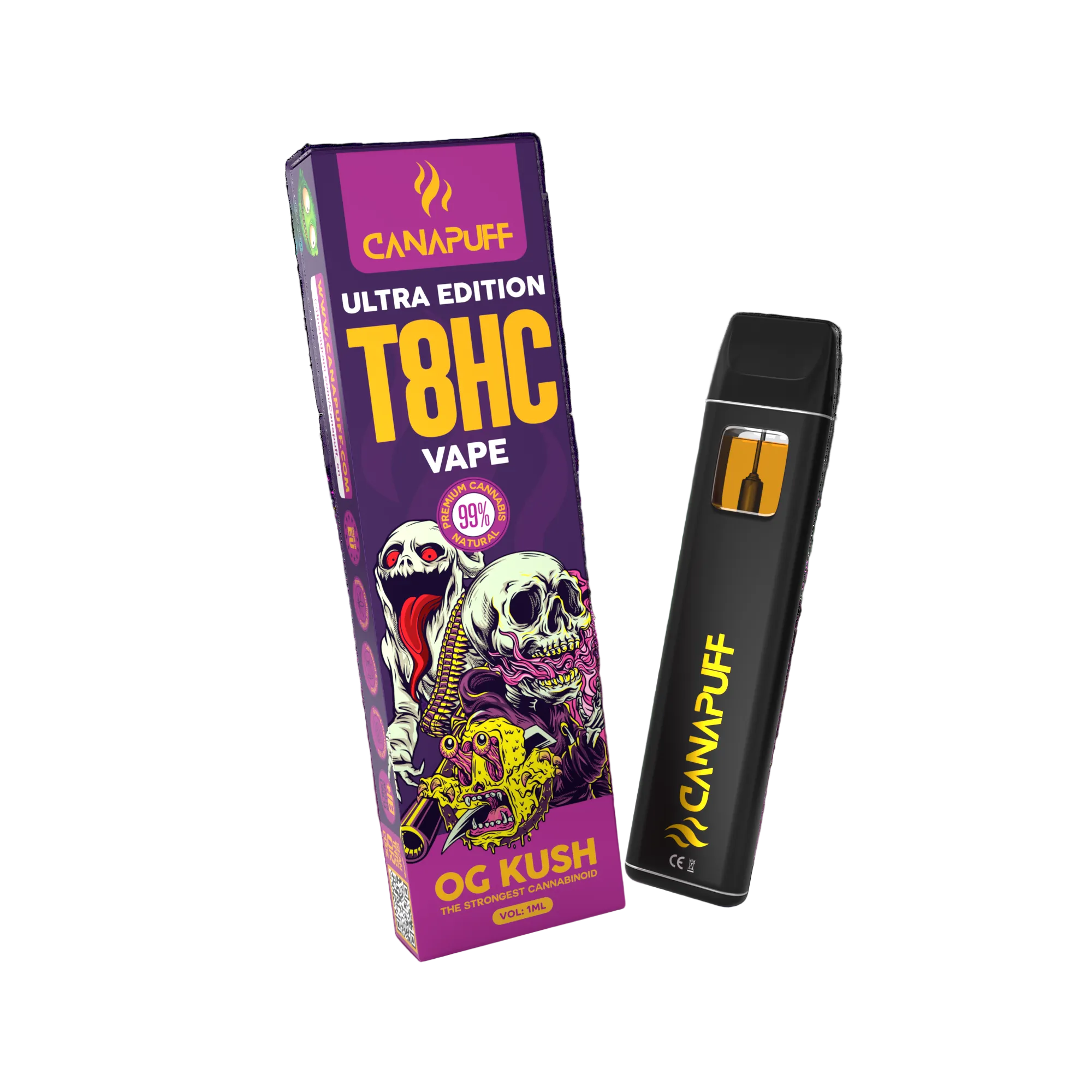T8HC Vape OG Kush Ultra Edition 99% 1ml