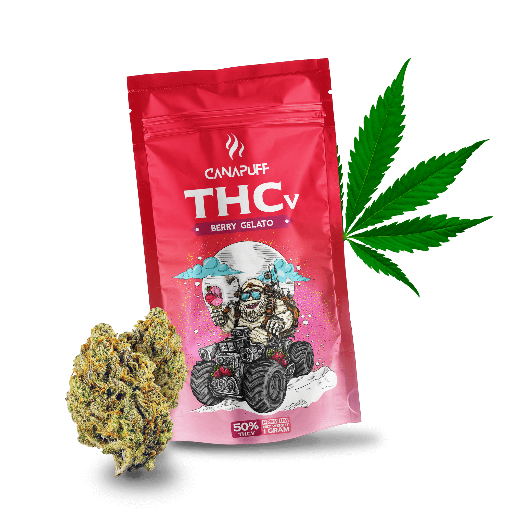 THCv Virágzat Berry Gelato 50%