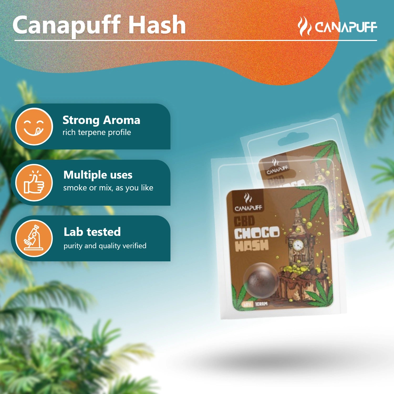 CBD Hash Choco 60%