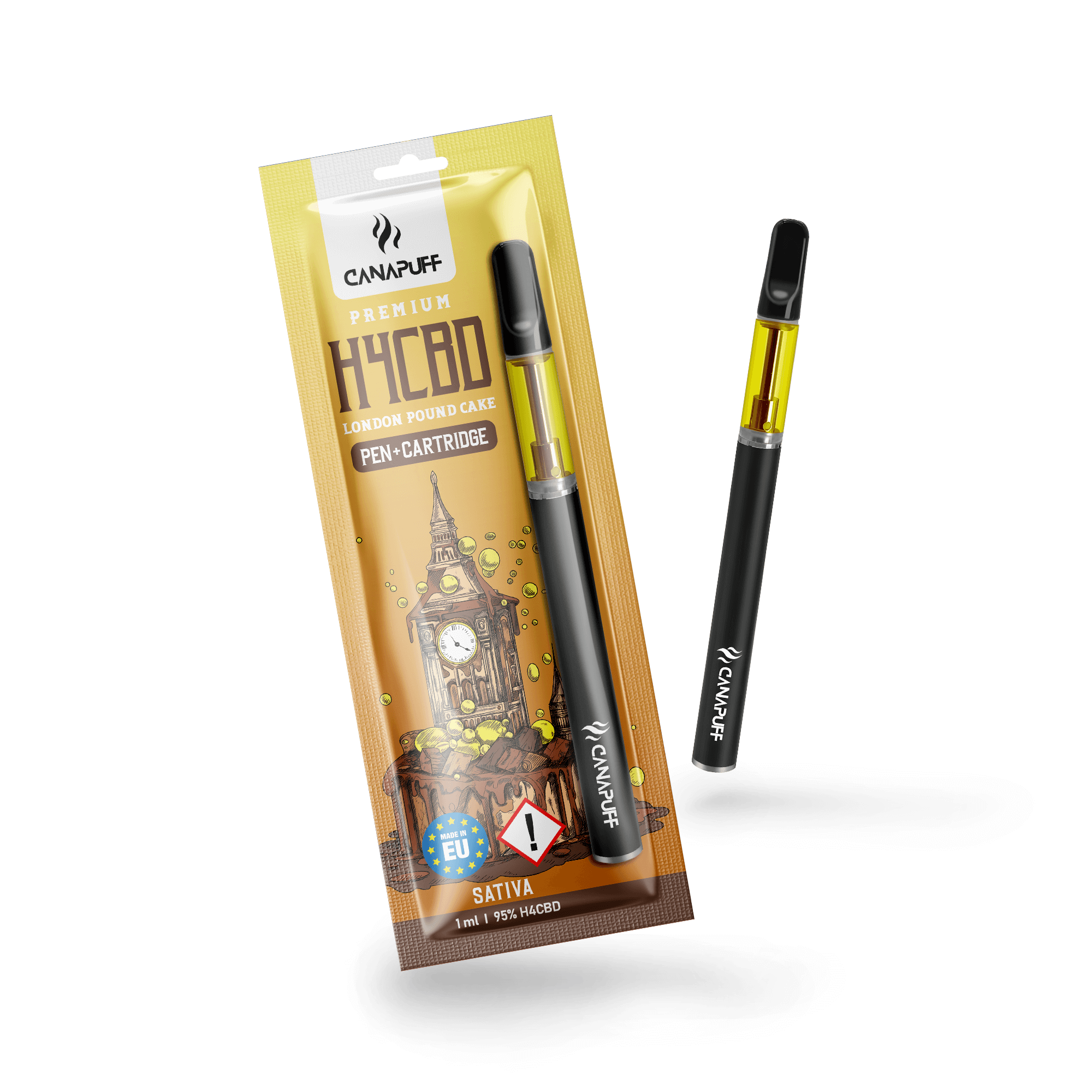 H4CBD Pen+Patrón London Pound Cake 95%