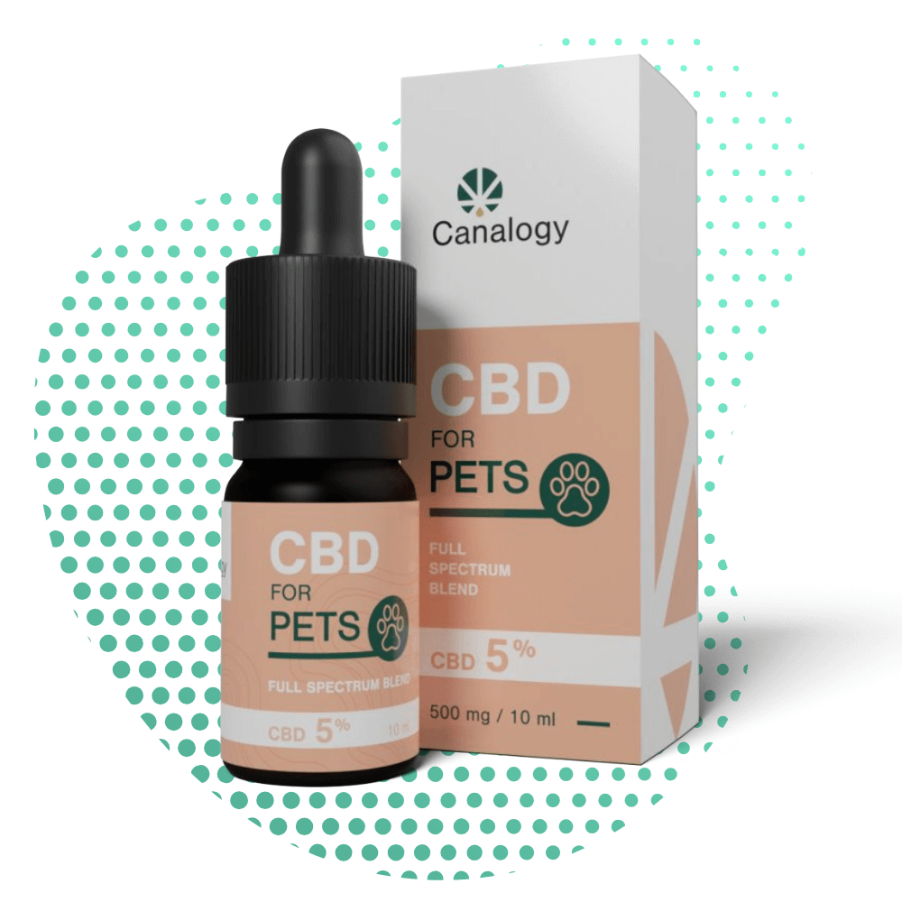 cbd olaj háziállatoknak 5 teljes spektrumú keverék Canalogy