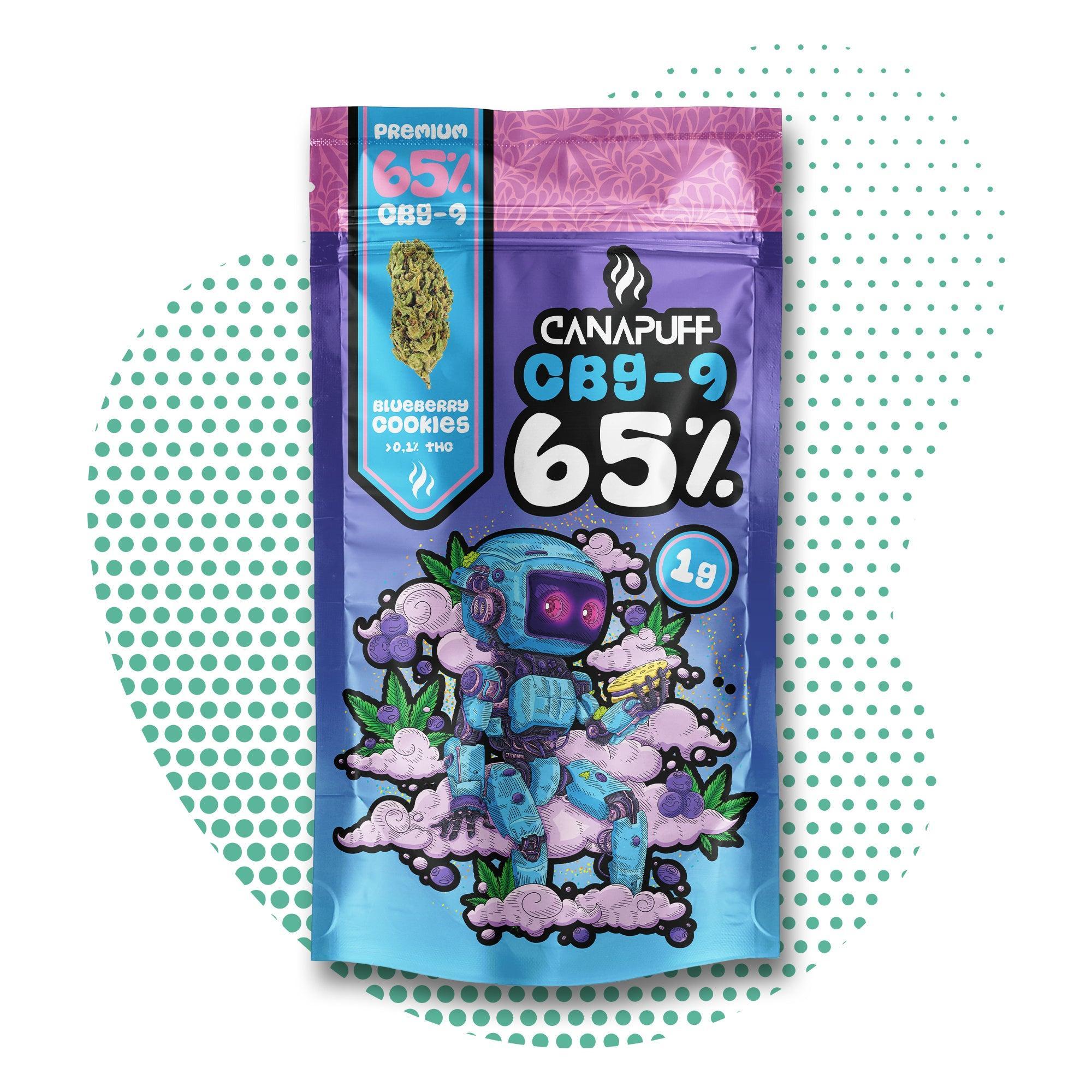 Canapuff - Blueberry Cookie 65% - CBG9 Virágzat-Canapuff