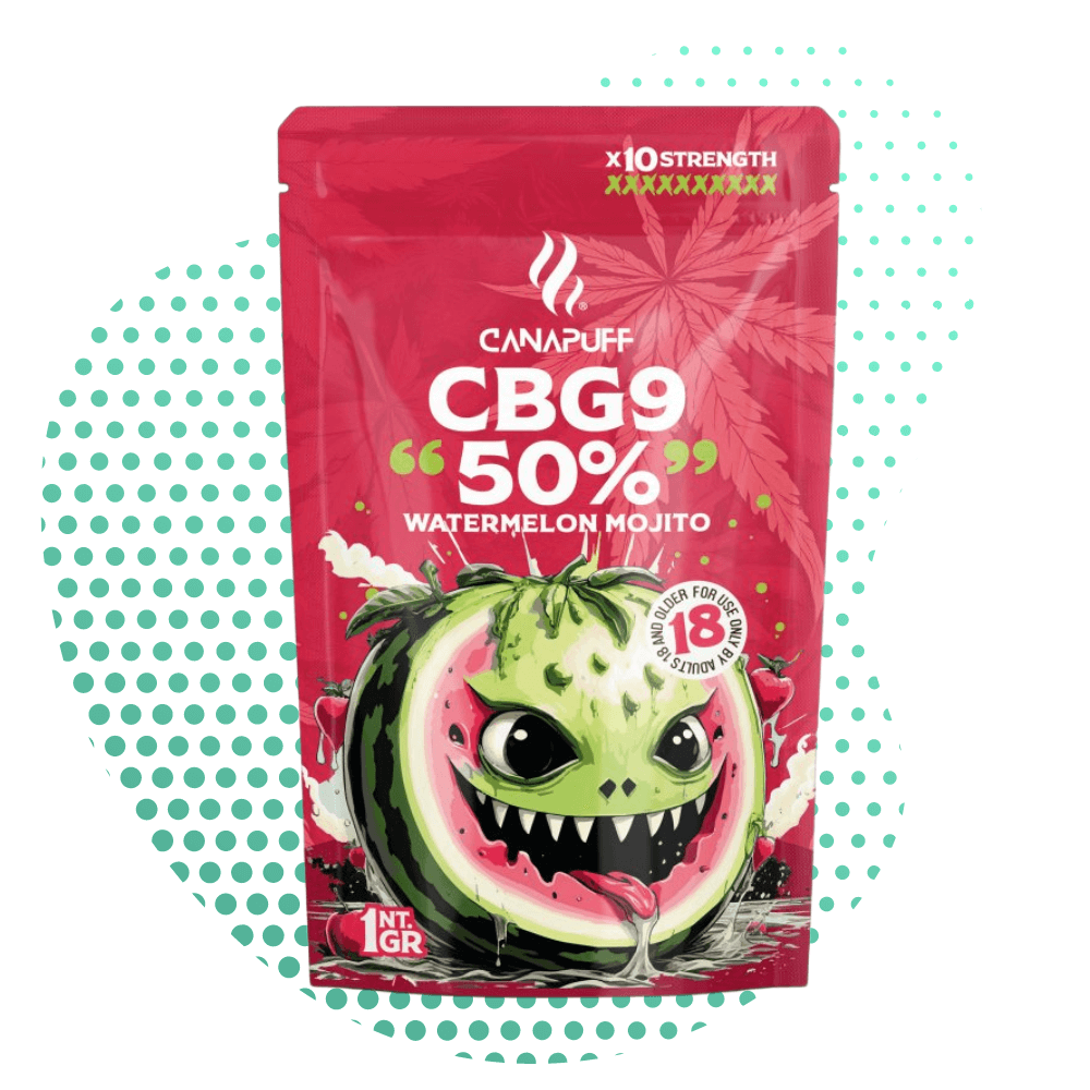 Canapuff Watermelon Mojito 50% CBG9 Virágzat
