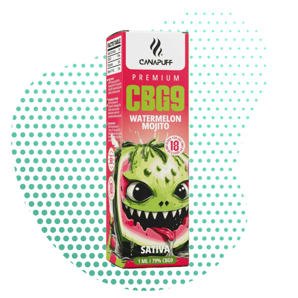 Watermelon Mojito 79% CBG9 Canapuff Egyszeri Használat 1ml